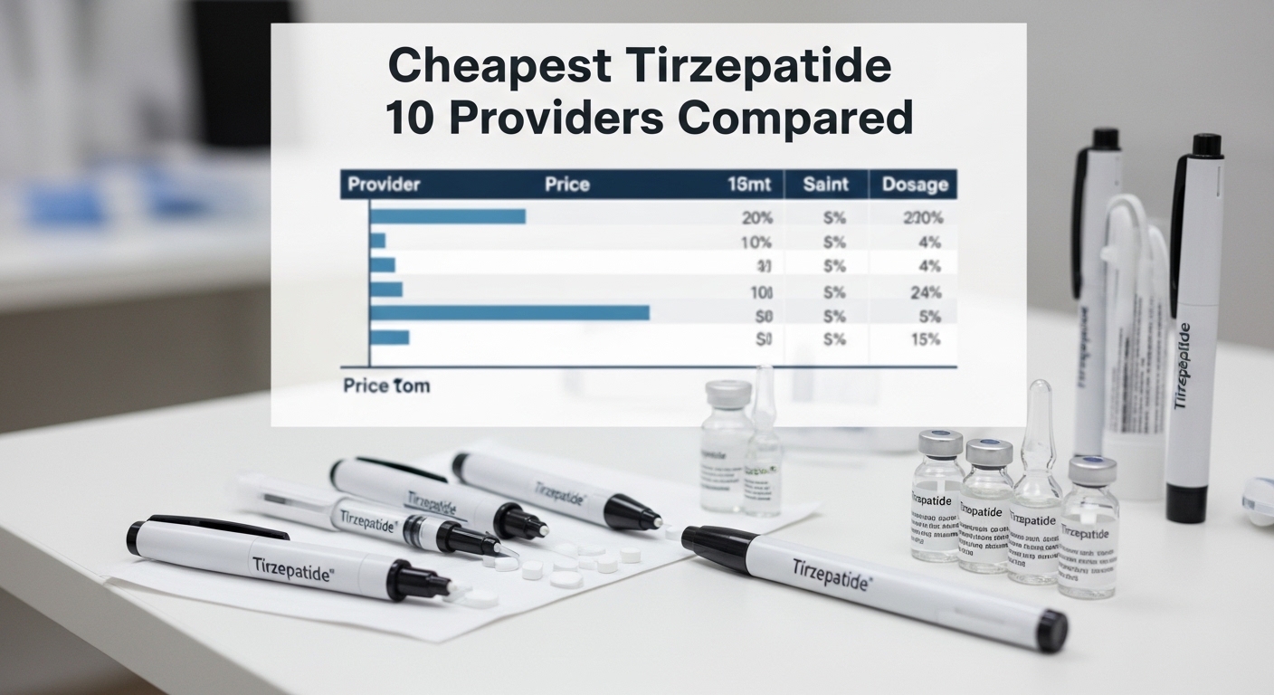 Cheapest Tirzepatide 2026: 10 Providers Compared
