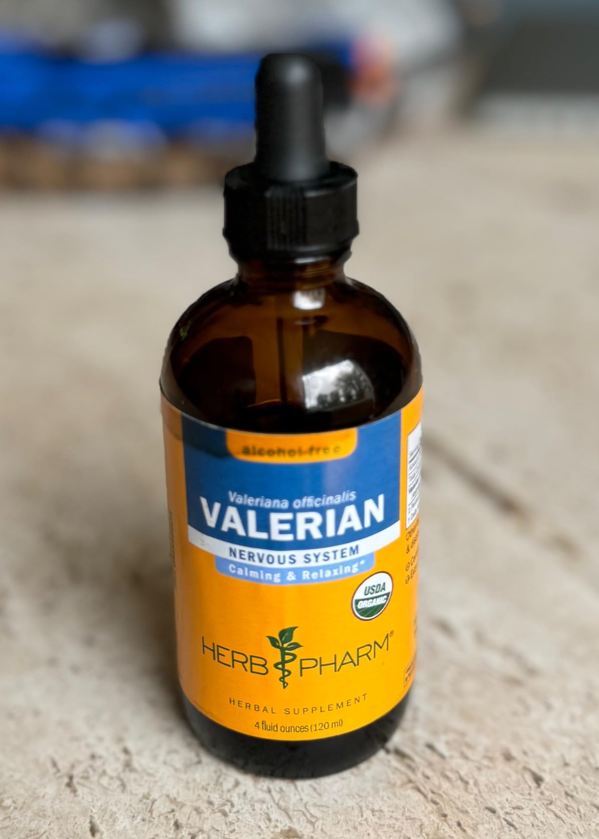 Herb Pharm Valerian Alcohol-Free Extract: Organic Liquid Glycerite for Sleep & Relaxation, Calming Nighttime Sleep Support Supplement for Adults, Sugar-Free, Up to 6 Week Supply, 1 oz customer photo 1