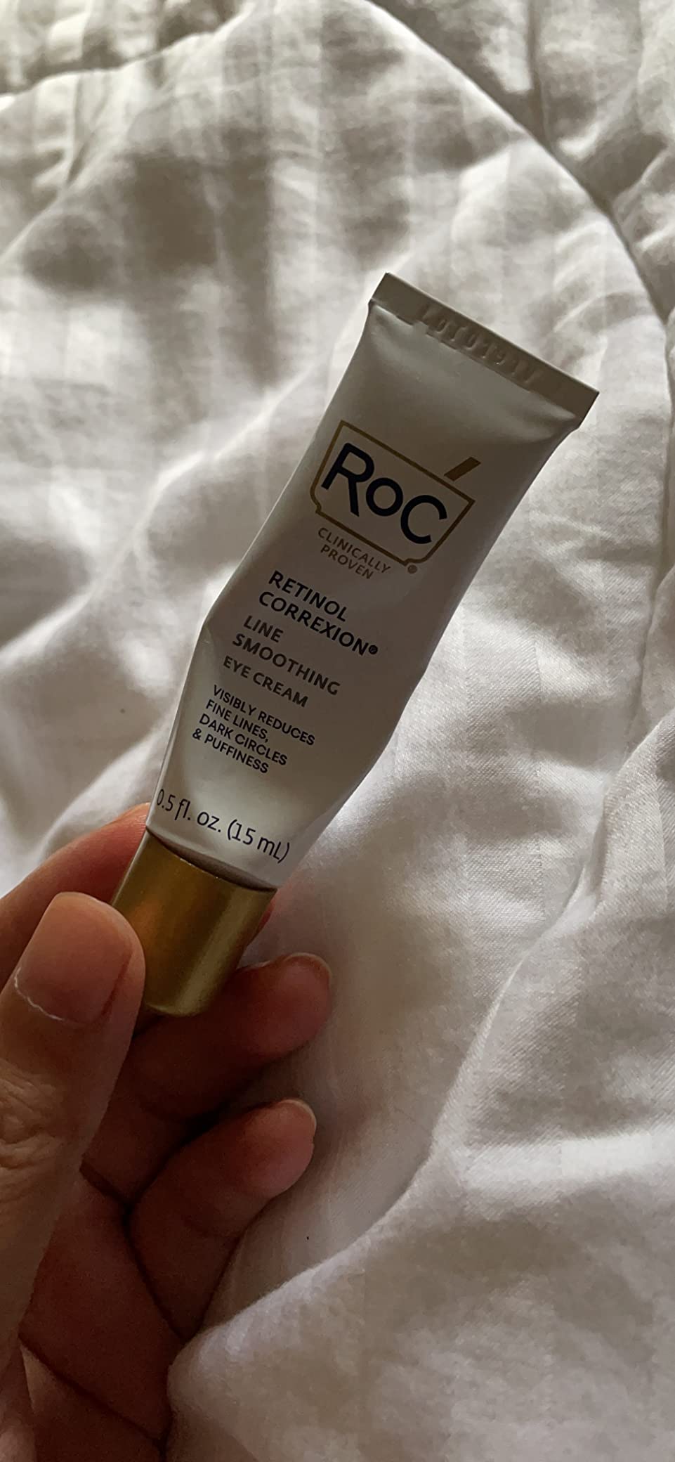 RoC Retinol Correxion Under Eye Cream for Dark Circles & Puffiness, 0.50z customer photo 1
