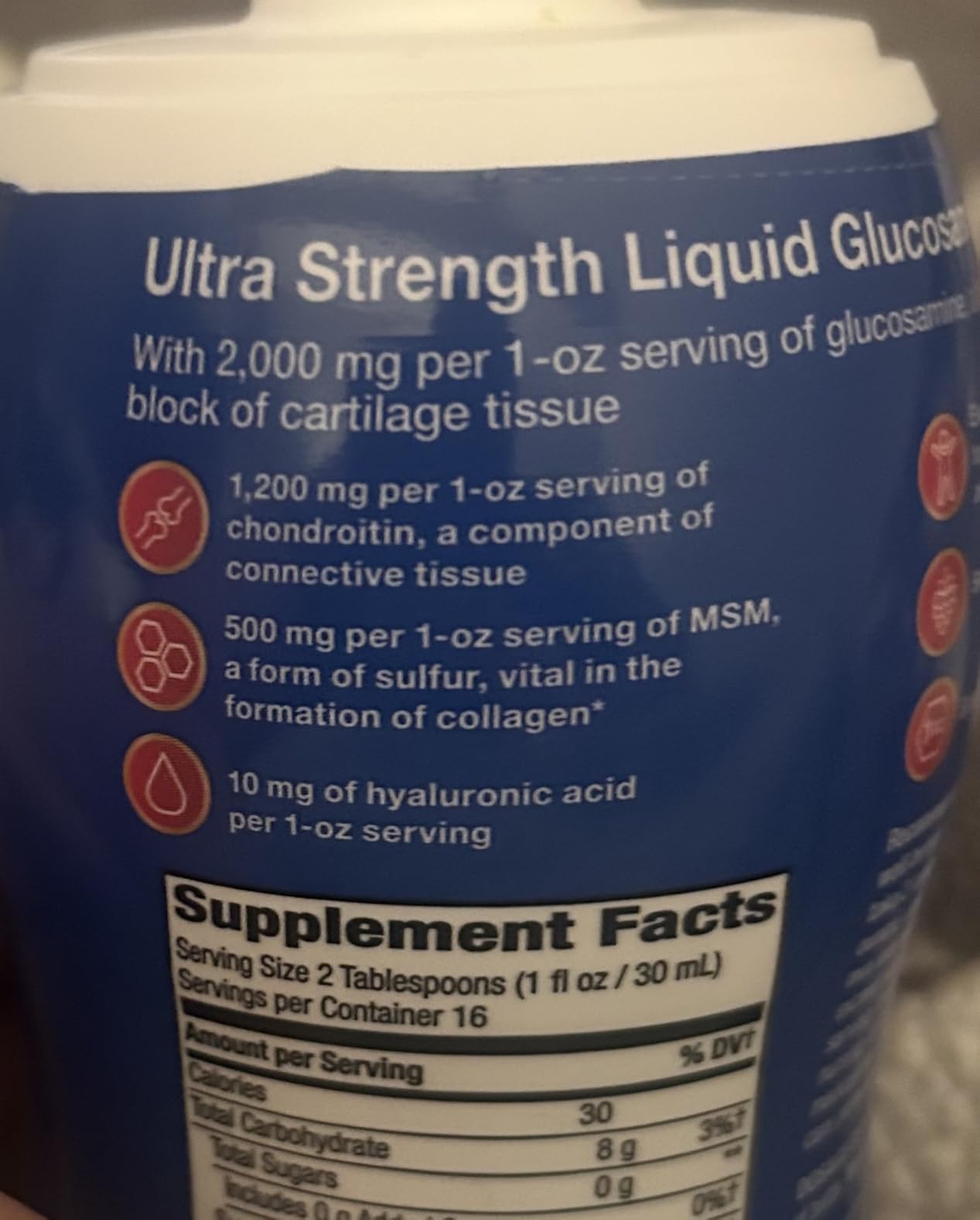 Nature's Way Joint Movement Glucosamine Liquid, Chondroitin, Berry, 16 oz customer photo 2