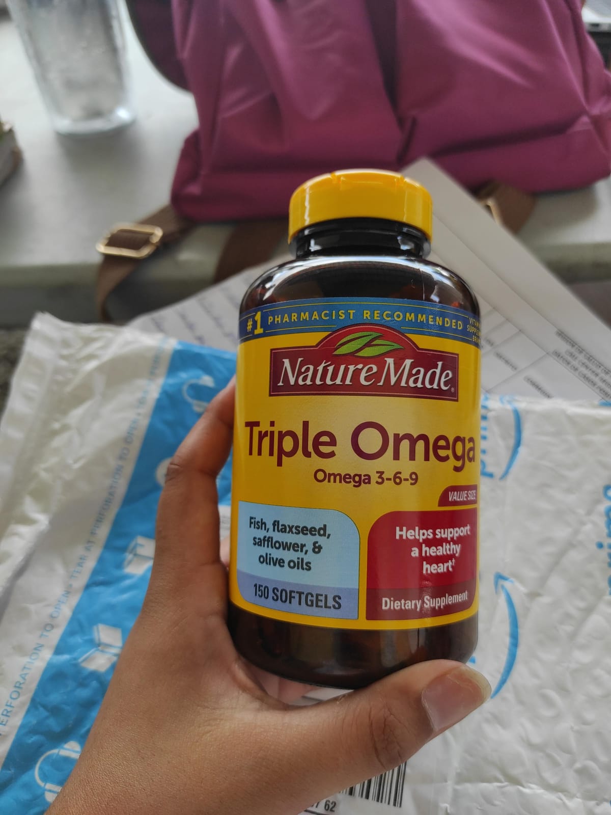 Nature Made Triple Omega 3 6 9 Supplements, 150 Softgels customer photo 1