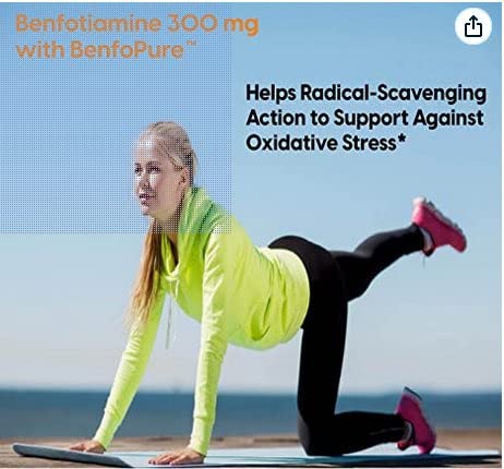 Doctor's Best Benfotiamine 300mg Supplement, Non GMO, Vegan, 60 Veggie Caps customer photo 1