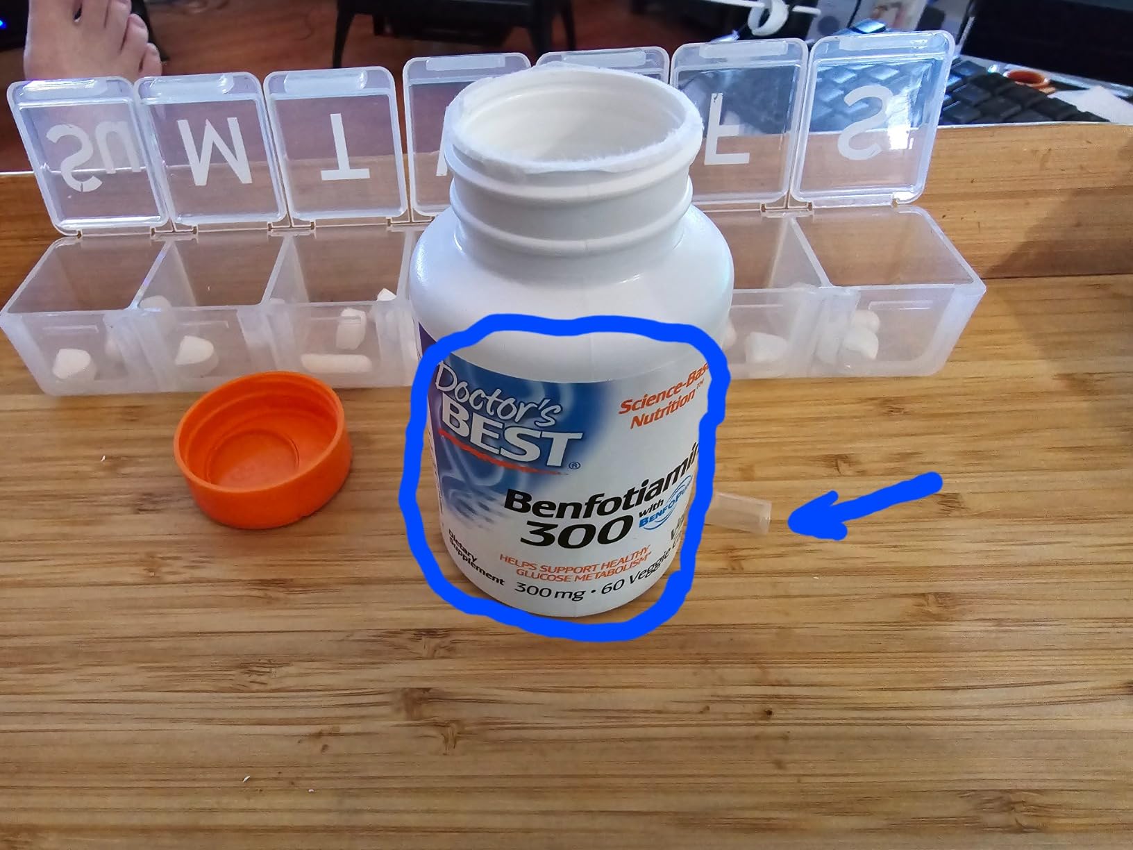 Doctor's Best Benfotiamine 300mg Supplement, Non GMO, Vegan, 60 Veggie Caps customer photo 2