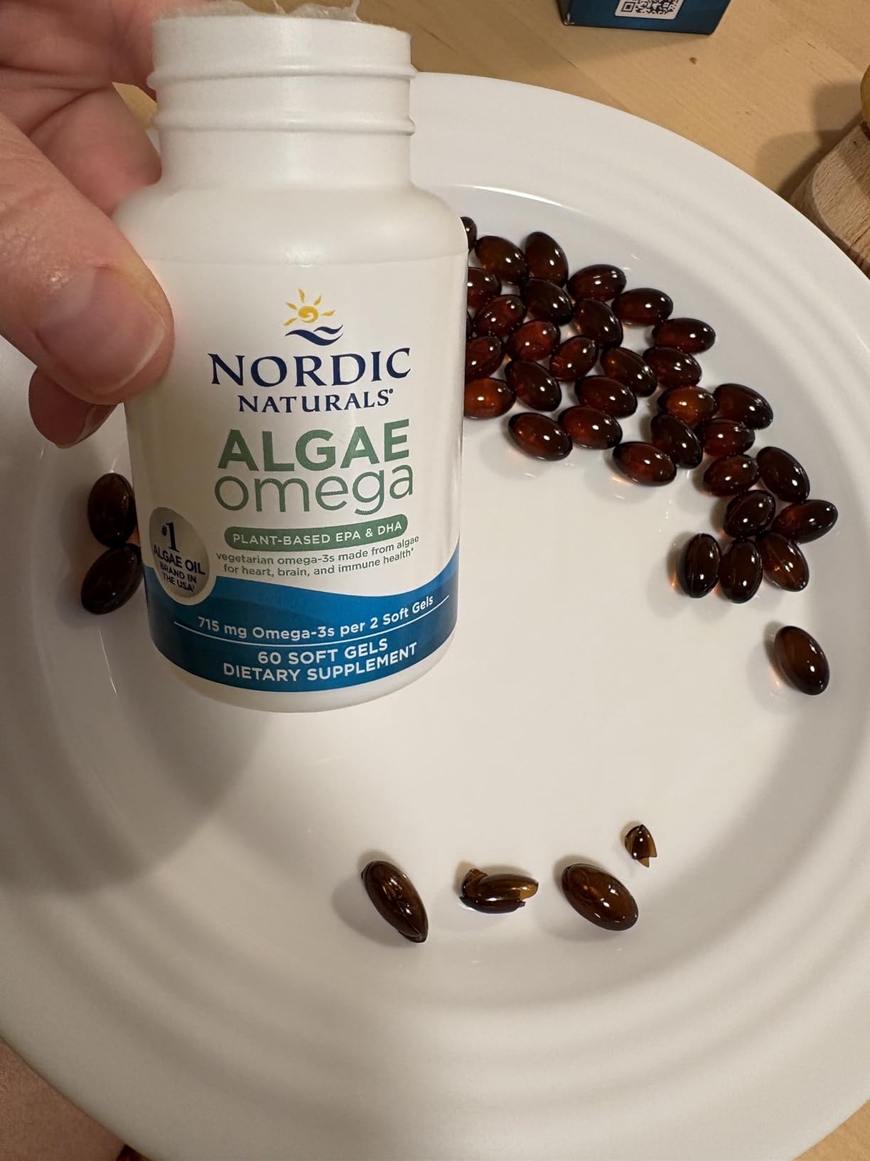 Nordic Naturals Algae Omega, 715mg Vegan EPA+DHA, Plant-Based - 60 Count customer photo 2