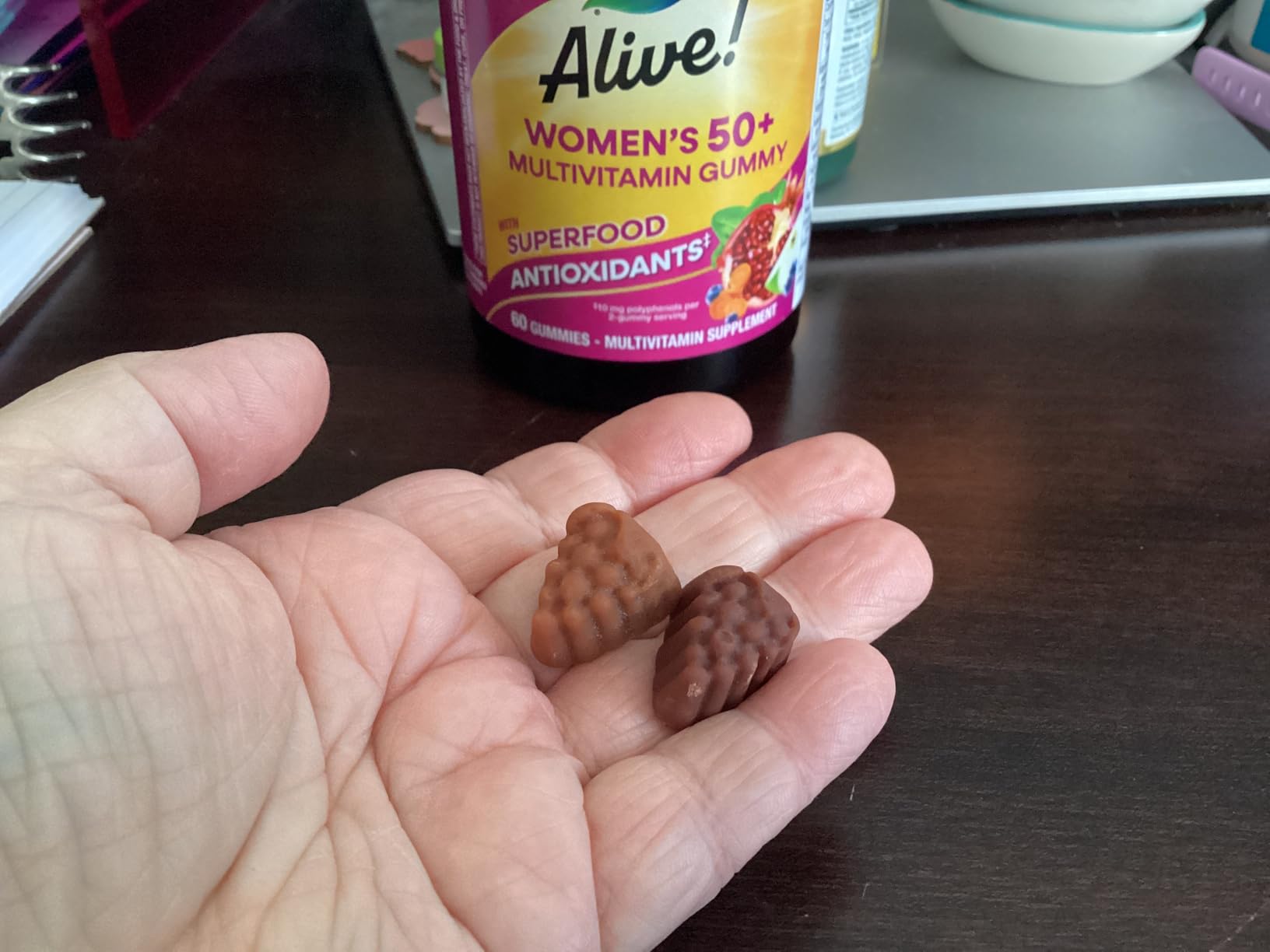 Nature's Way Alive! Women's 50+ Multivitamin Gummies, Mixed Berry, 60 ct customer photo 2
