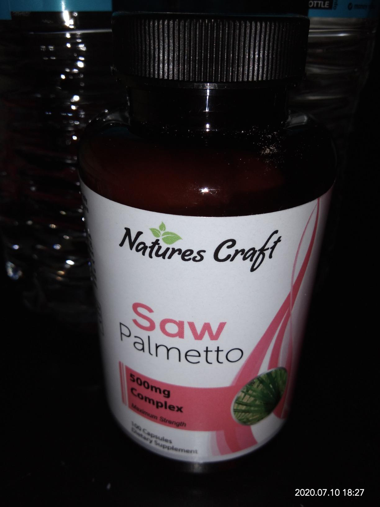 Saw Palmetto for Men Prostate Support - 500mg per Serving - 100 Capsules customer photo 2