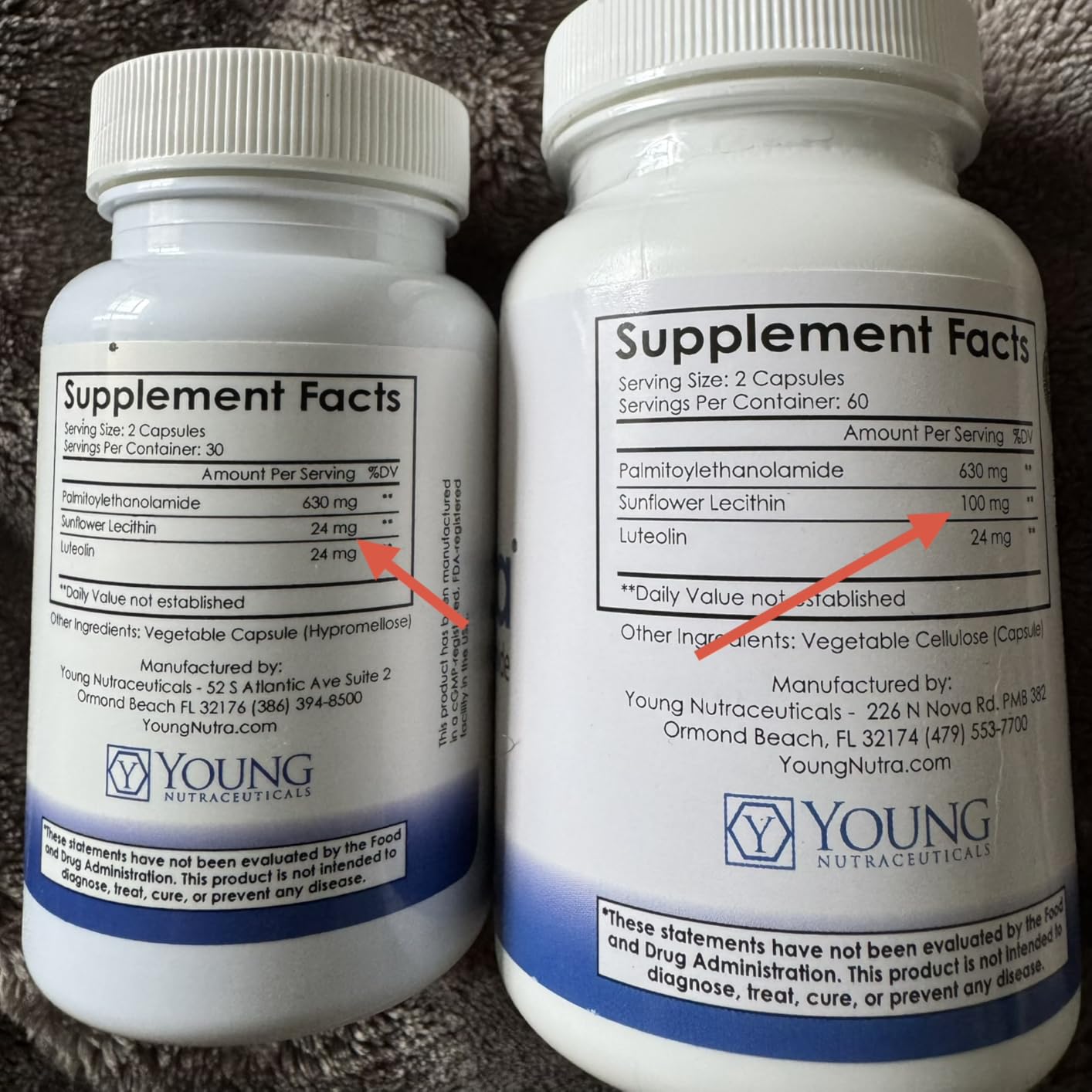 Mirica® - Pea (Palmitoylethanolamide) and Luteolin - Immune & Nervous System Support Supplement - 60 ct customer photo 2