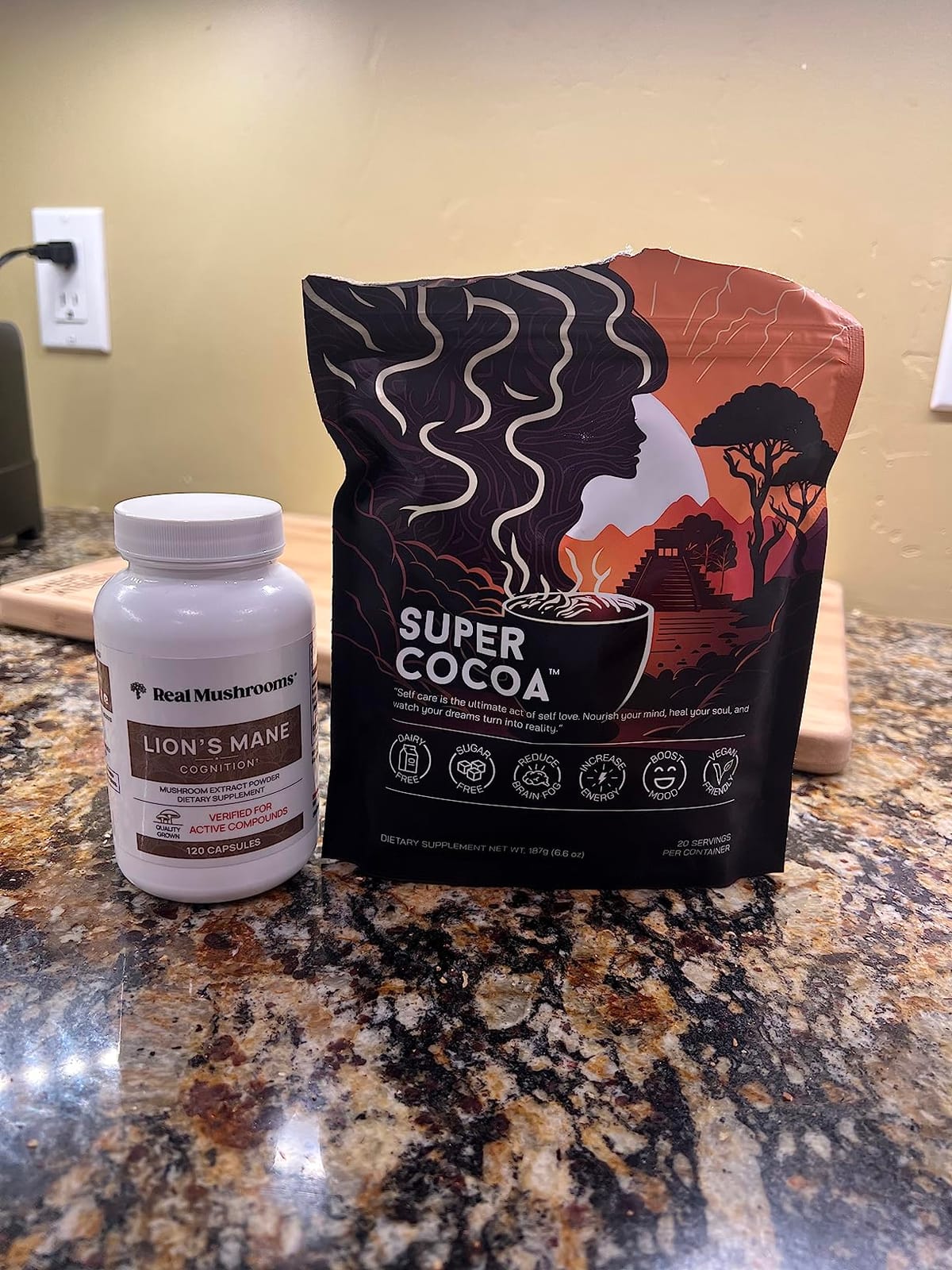 Real Mushrooms Lions Mane Mushroom Cognition (120 Capsules) Lions Mane Mushroom Powder Extract Capsules | Brain Supplement, Brain Vitamins, Focus Supplement customer photo 2