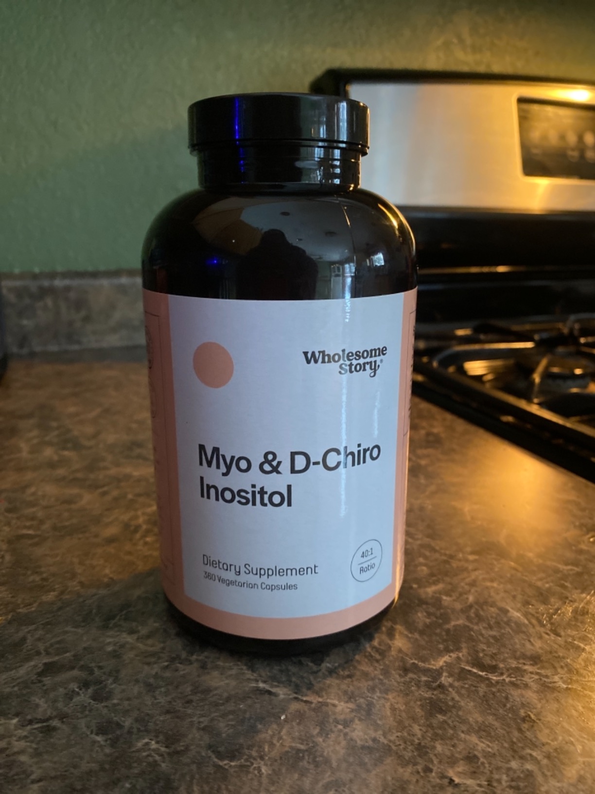 Wholesome Story Myo-Inositol & D-Chiro Inositol Supplement for Women | Fertility Supplements for Hormonal Balance & Ovarian Health Support | Myoinositol | Ideal 40:1 Ratio | 30 Servings customer photo 1