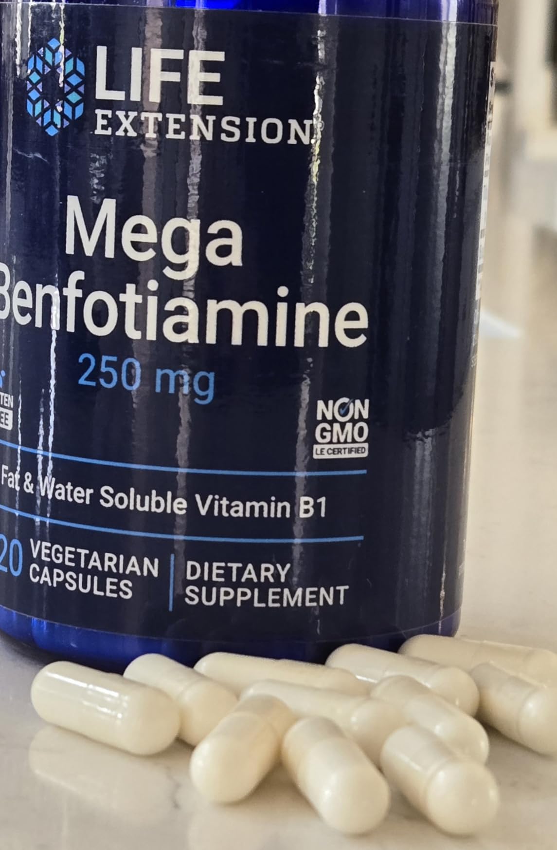 Life Extension Mega Benfotiamine 250 mg, 180 Vegetarian Capsules customer photo 2