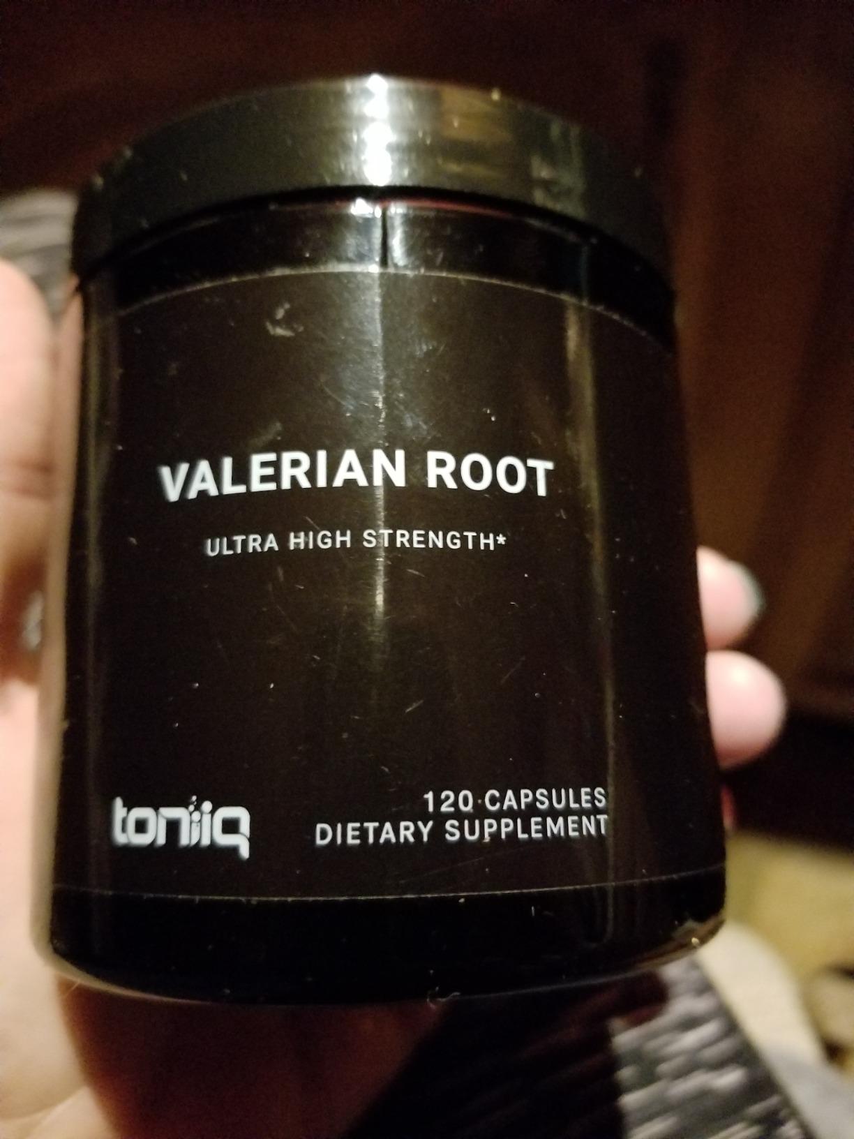 Toniiq Valerian Root Capsules – Ultra High Potency 4:1 Extract customer photo 2