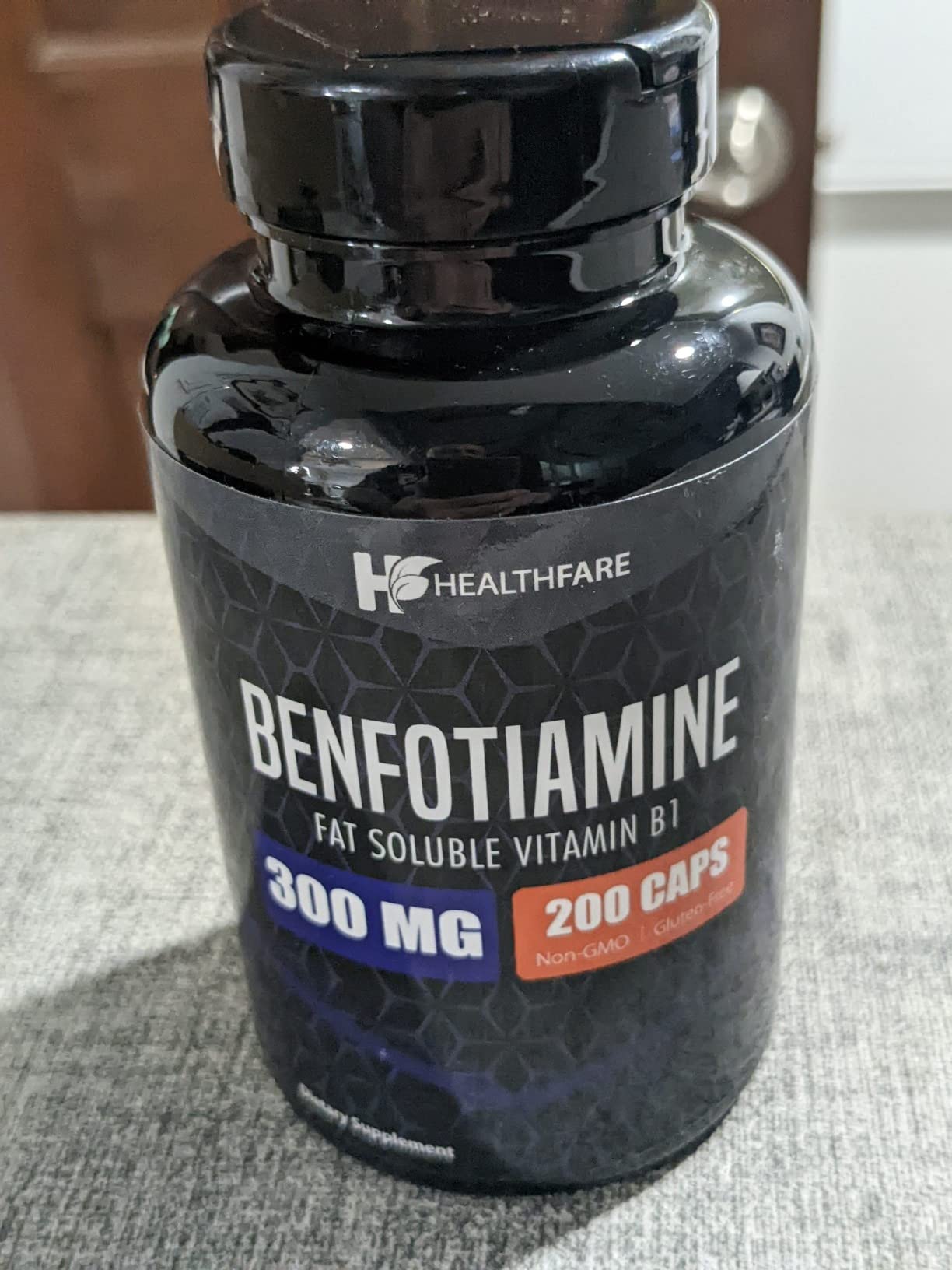 Healthfare Benfotiamine 300mg | 200 Veg Capsules | Enhanced Absorption | Supports Overall Health | Increased Bioavailability customer photo 1