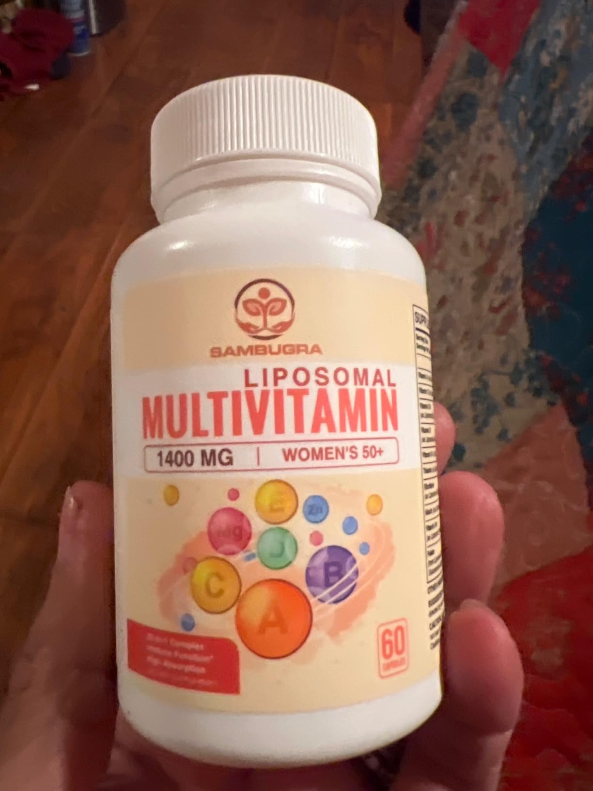 Sambugra Liposomal Multivitamin for Women 50+ - Women Daily Multivitamin with 32 Ingredients, CoQ10, Vitamins C, B, D, E for Cardiovascular & Bone Health Support - Iron-Free (60 Capsules) customer photo 2
