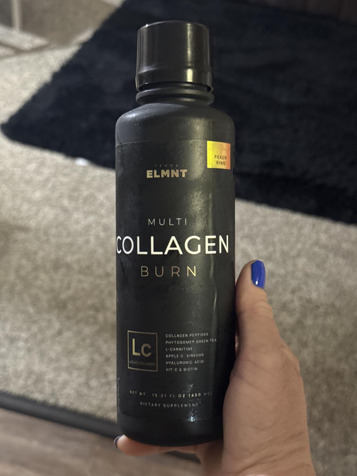 Premium Liquid Collagen for Women Weight Loss & Beauty w. Hyaluronic Acid, Biotin, L-Carnitine, ACV - Ultra Pure Multi Collagen Protein Shots Drink Hair Skin Liquid Vitamins, Colageno (Peach Ring) customer photo 1