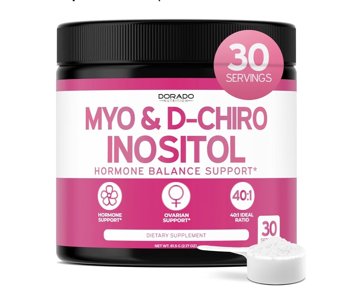 Myo-Inositol & D-Chiro Inositol Supplement For Women (120 Capsules, 2050mg Per Serving Ideal 40:1 Ratio Myo Inositol) Hormone Balance for Women - Third Party Tested, Vegan Safe & USA Made - 120 Count customer photo 2