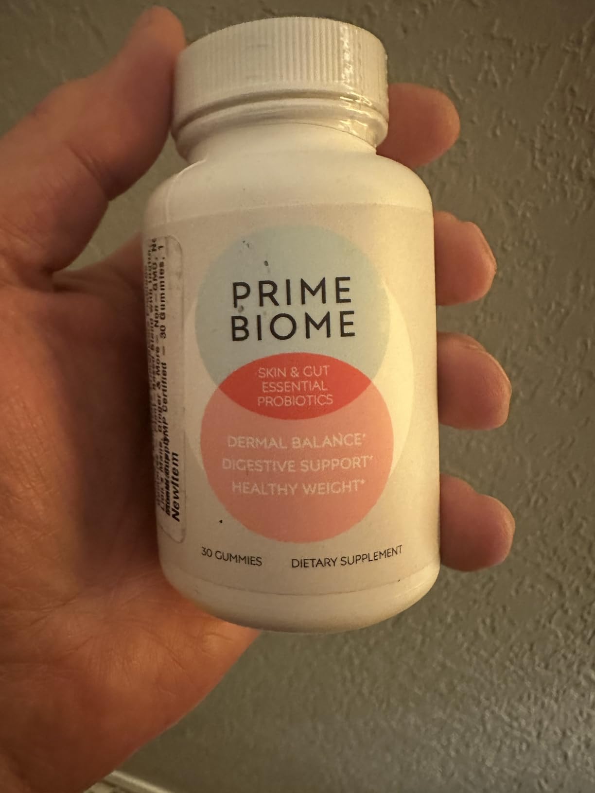 PrimeBiome Gummies - Inulin, Lion's Mane & Ginger - 30 Ct, 1 Month Supply customer photo 1