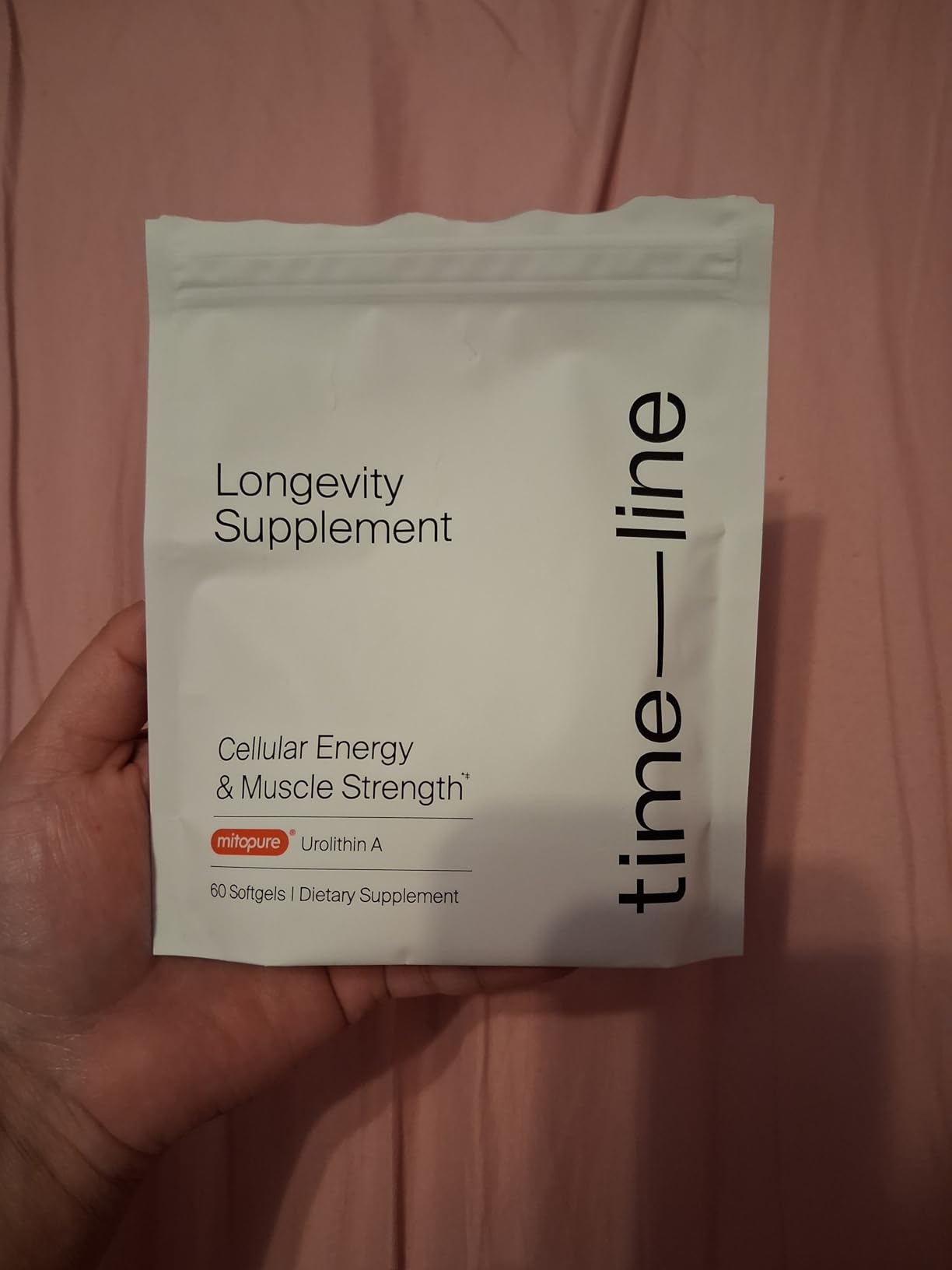 Timeline Mitopure Urolithin A Supplement Softgels - Clinically Proven Support for Healthy Aging and Cellular Renewal - Mitoceutical for Muscle Support and Longevity customer photo 1