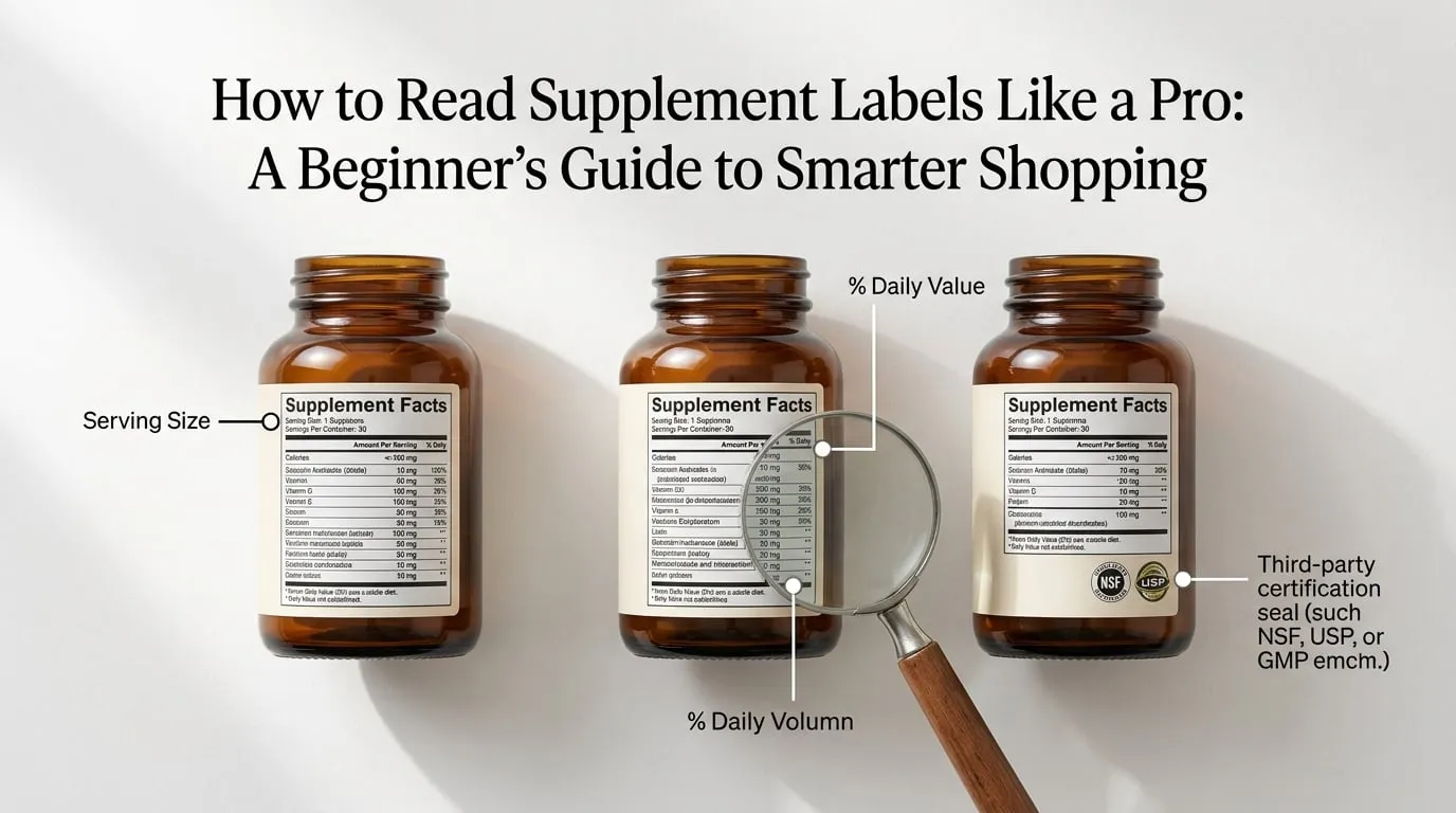 How to Read Supplement Labels Like a Pro