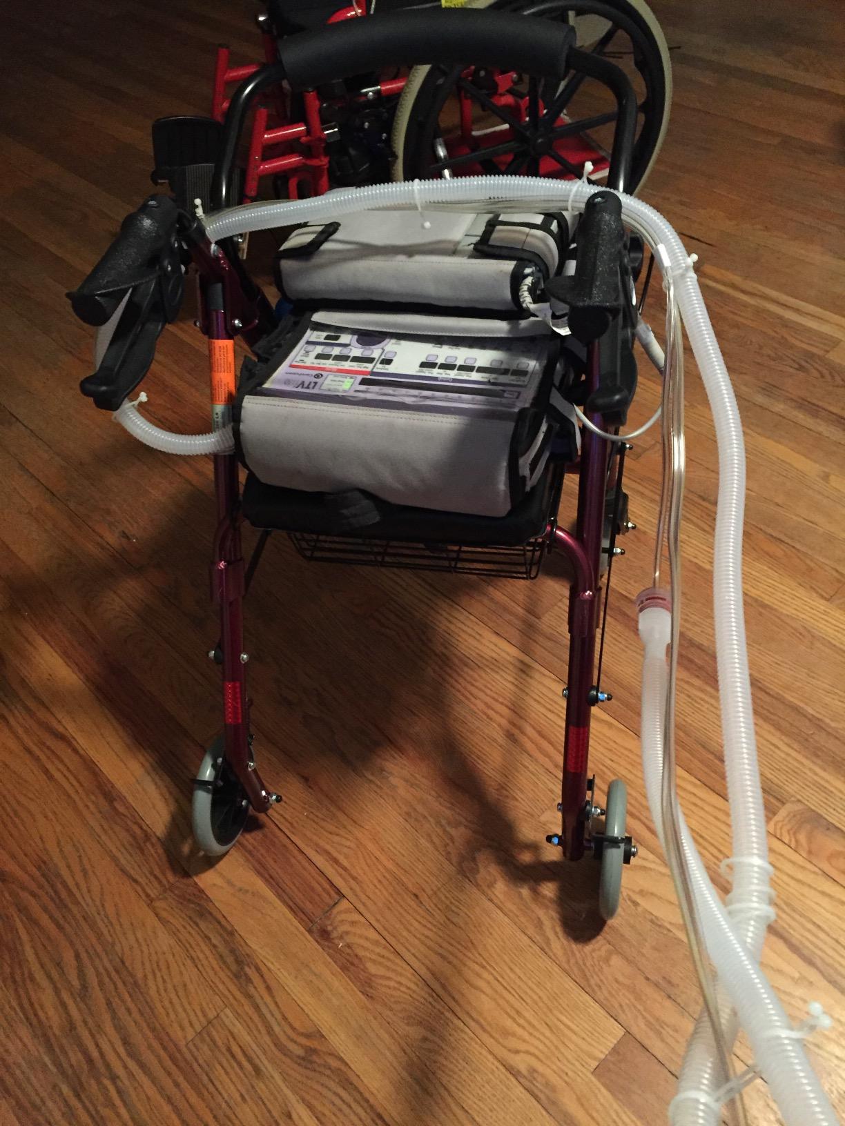 Lumex Walkabout Junior Rollator - Narrow Rolling Walker with Seat for Seniors & Small Spaces customer photo 2