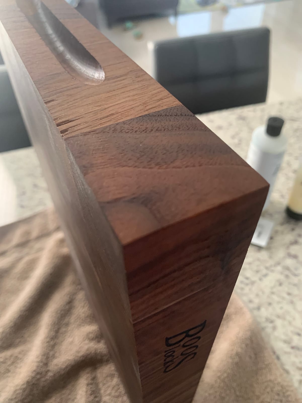 John Boos Block WAL-CCB1812-175 Classic Collection Wood End Grain Chopping Block, 18 inches x 12 inches x 1.75 inches customer photo 2