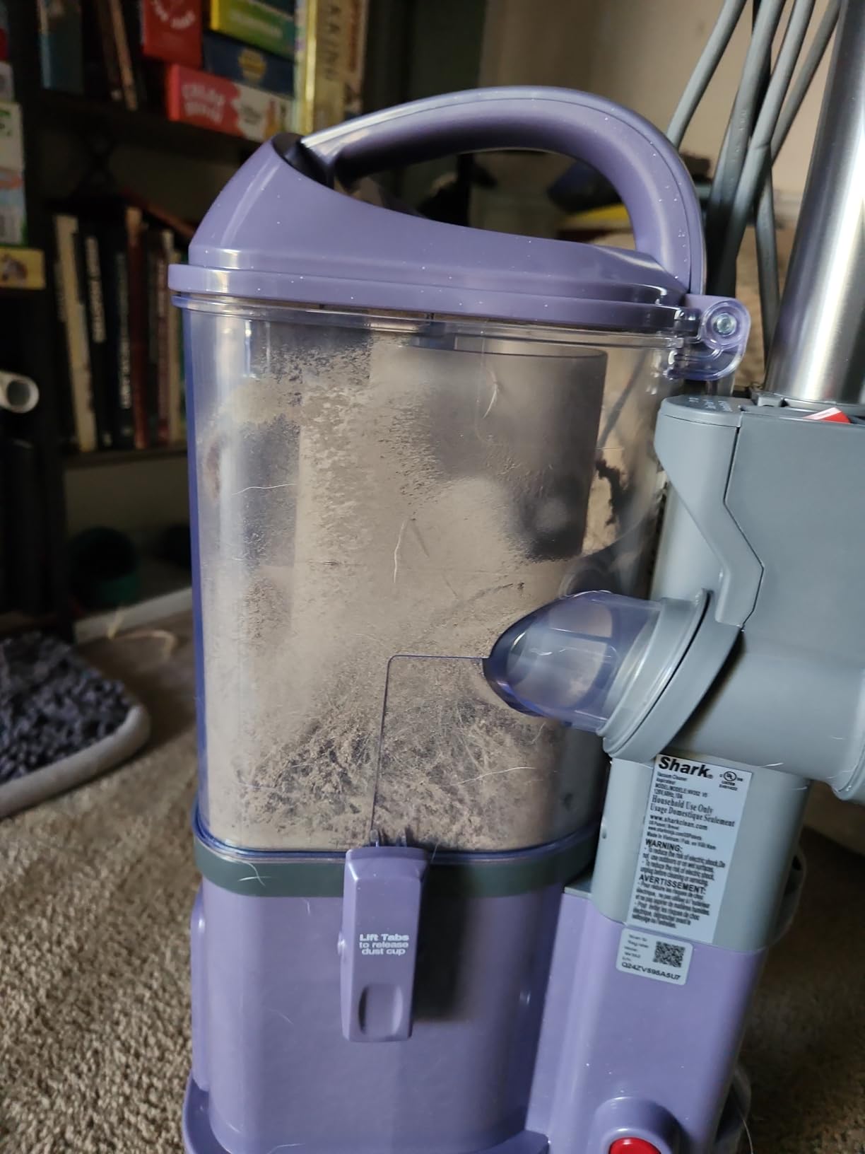 Shark Navigator Lift-Away Upright Vacuum, HEPA, Pet Hair, Lavender, NV352 customer photo 2