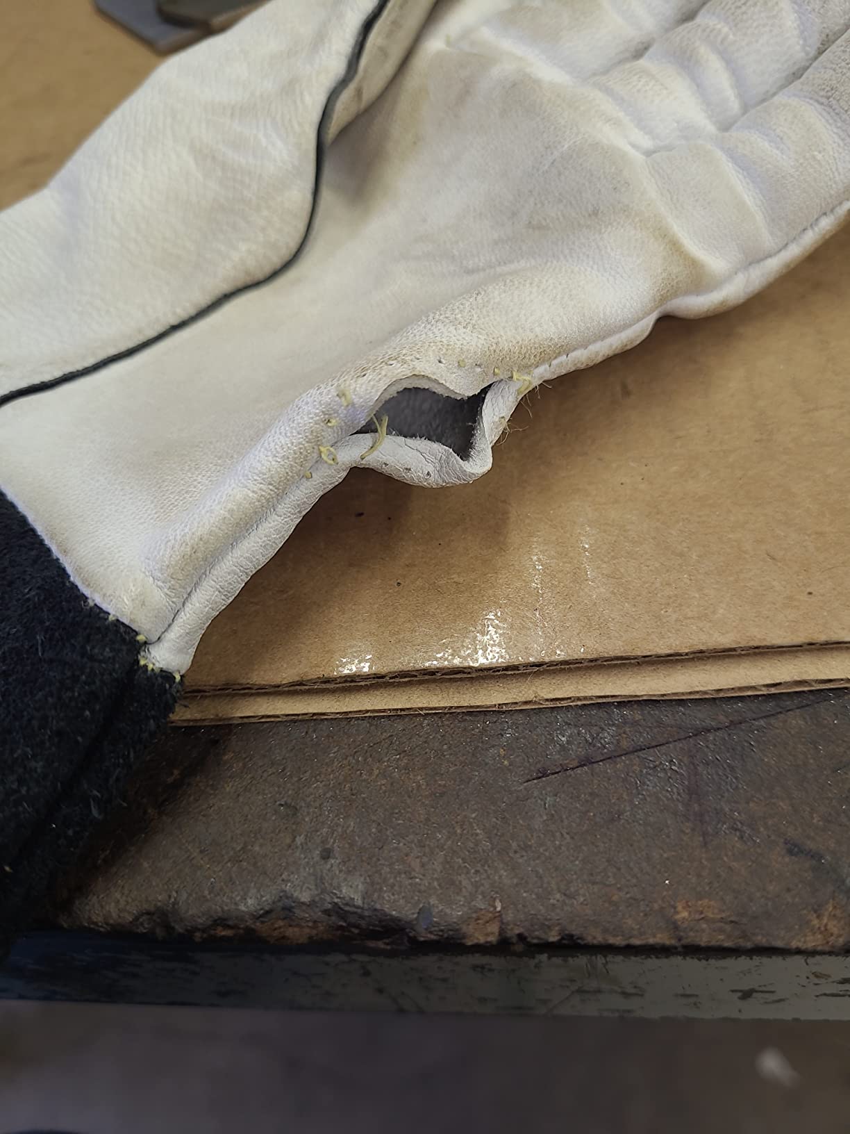 Lincoln Electric Grain Leather TIG Welding Gloves | Comfortable | Lightweight | K2981 - (M -XL) | customer photo 2