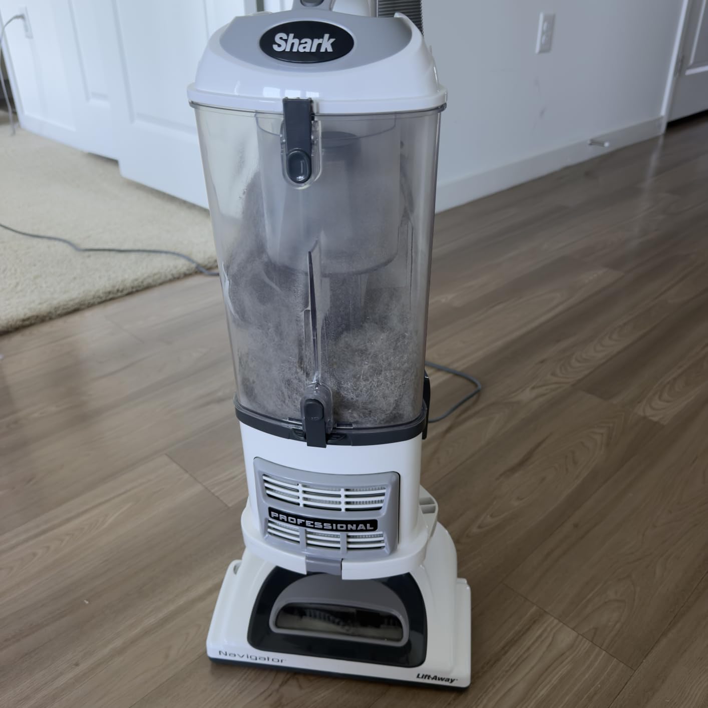 Shark Navigator Lift-Away Vacuum, HEPA, Pet Hair, White/Silver, NV356E customer photo 2