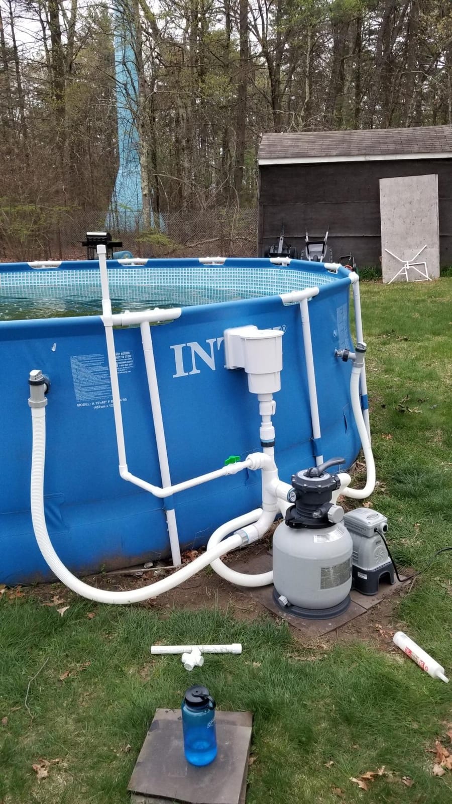 Intex Krystal Clear Sand Filter Pump for Above Ground Pools, 12-inch, 110-120V with GFCI customer photo 2