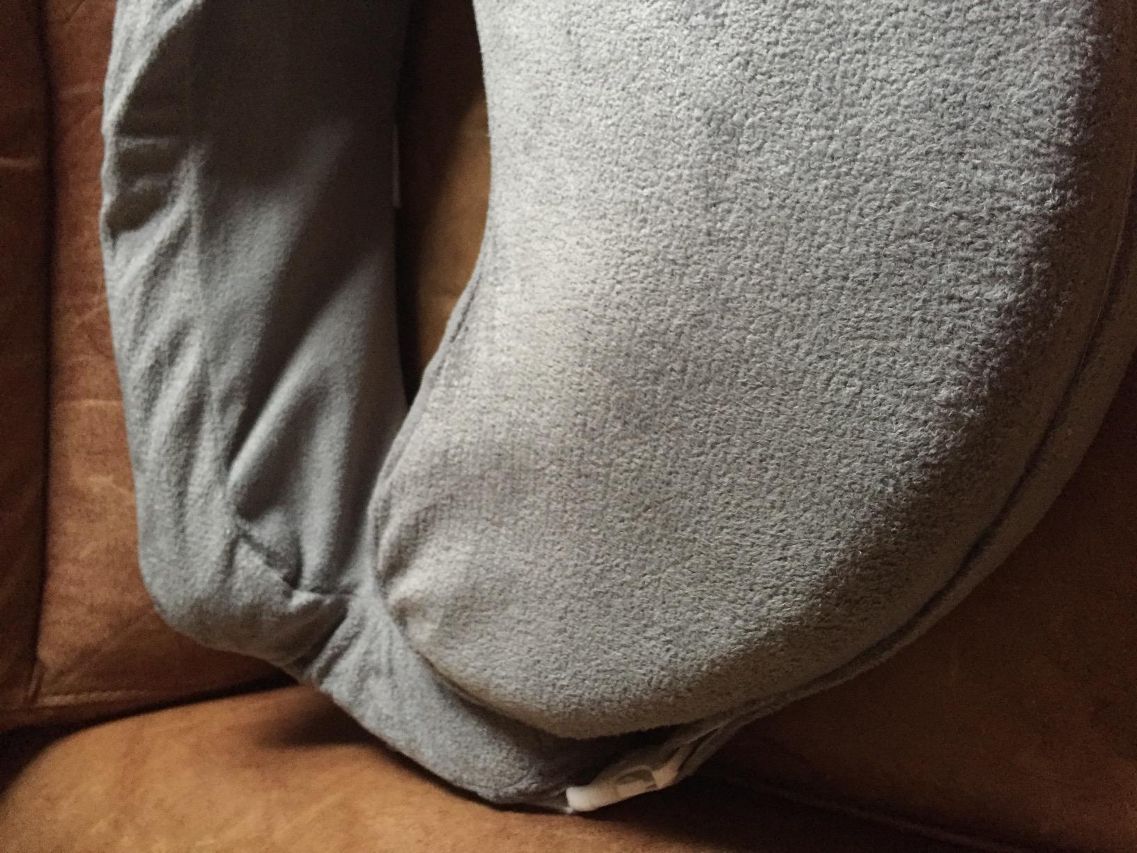 My Brest Friend Nursing Pillow - Deluxe - Enhanced Comfort w/ Slipcover - Ergonomic Breastfeeding Pillow For Ultimate Support For Mom & Baby - Adjustable Pillow W/ Handy Side Pocket, Evening Grey customer photo 2