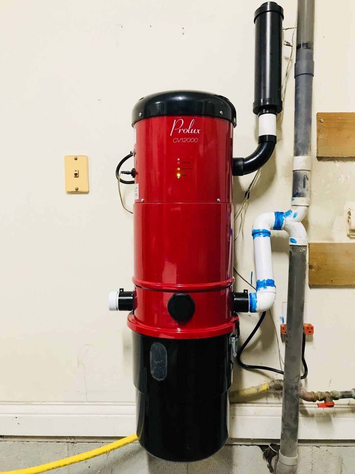 Prolux CV12000 Central Vacuum – 25 Year Service Promise, No Suction Loss Design, Made in North America, 2-Stage Bypass Motor, Large Capacity Powerful System customer photo 1