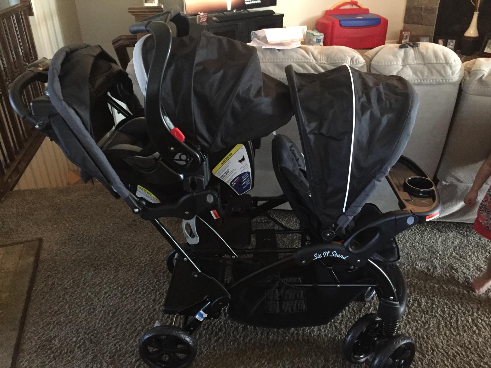 Baby Trend Sit N' Stand Double Stroller, Onyx customer photo 1