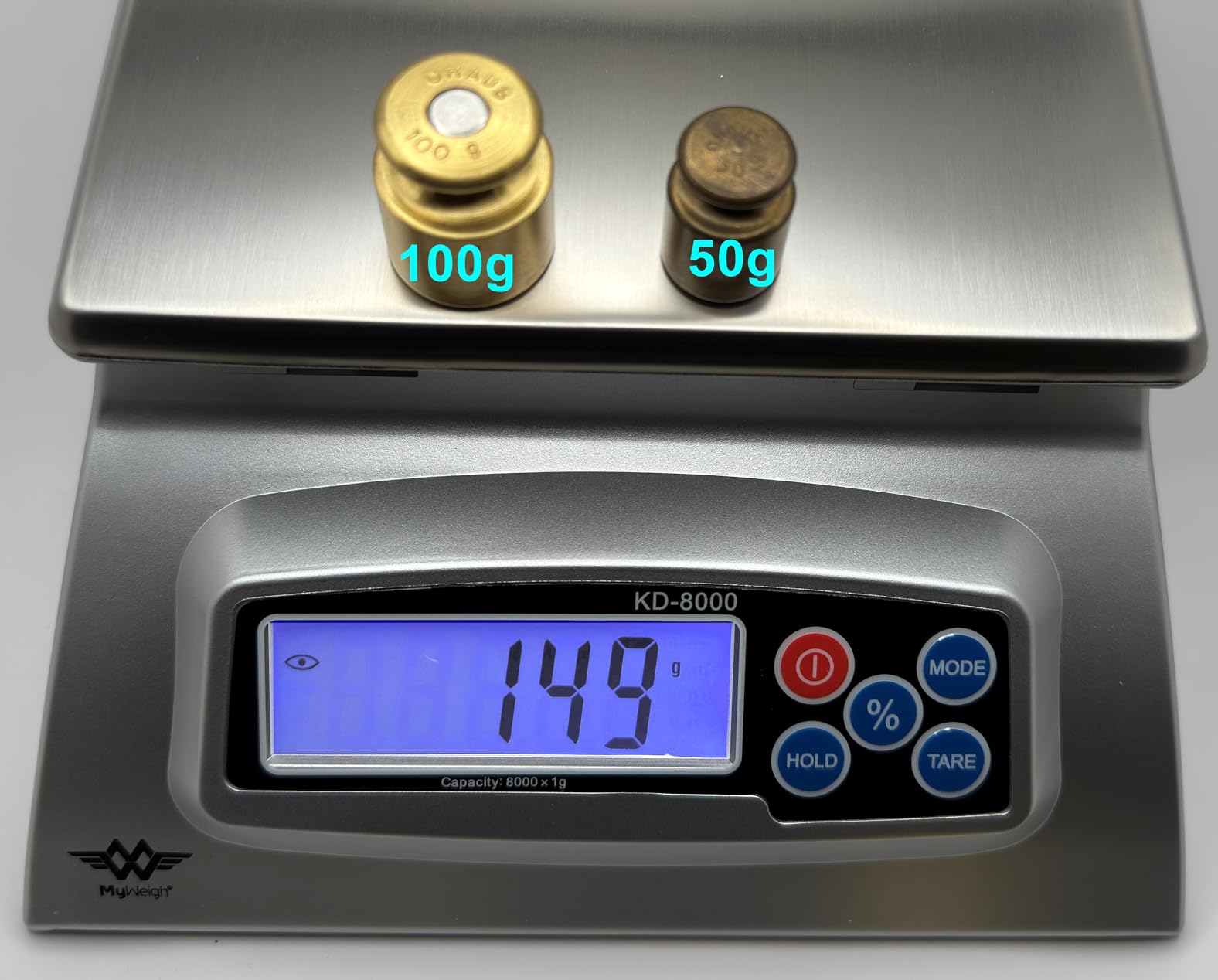 My Weigh KD-8000 Digital Food Scale (Silver) customer photo 2