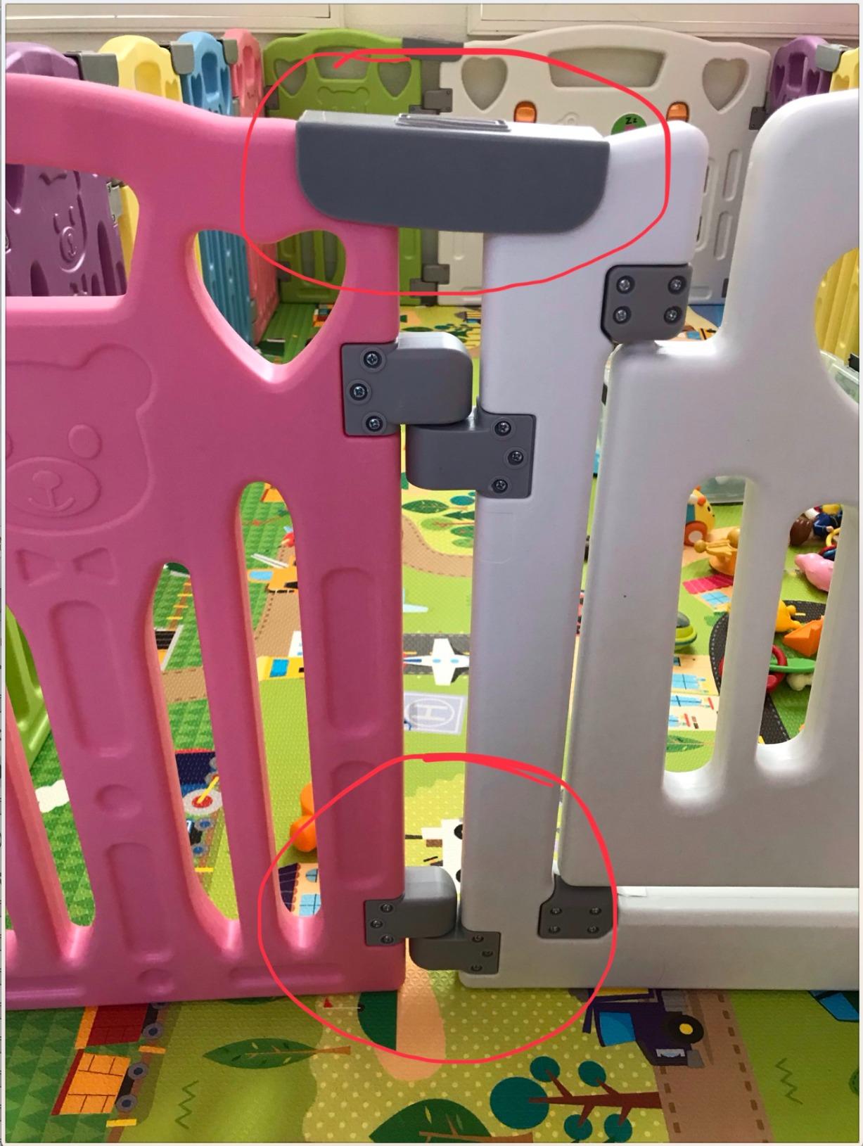 Baby Playpen Kids Activity Centre Safety Play Yard Home Indoor Outdoor New Pen (Multicolour, Classic Set 14 Panel) customer photo 2