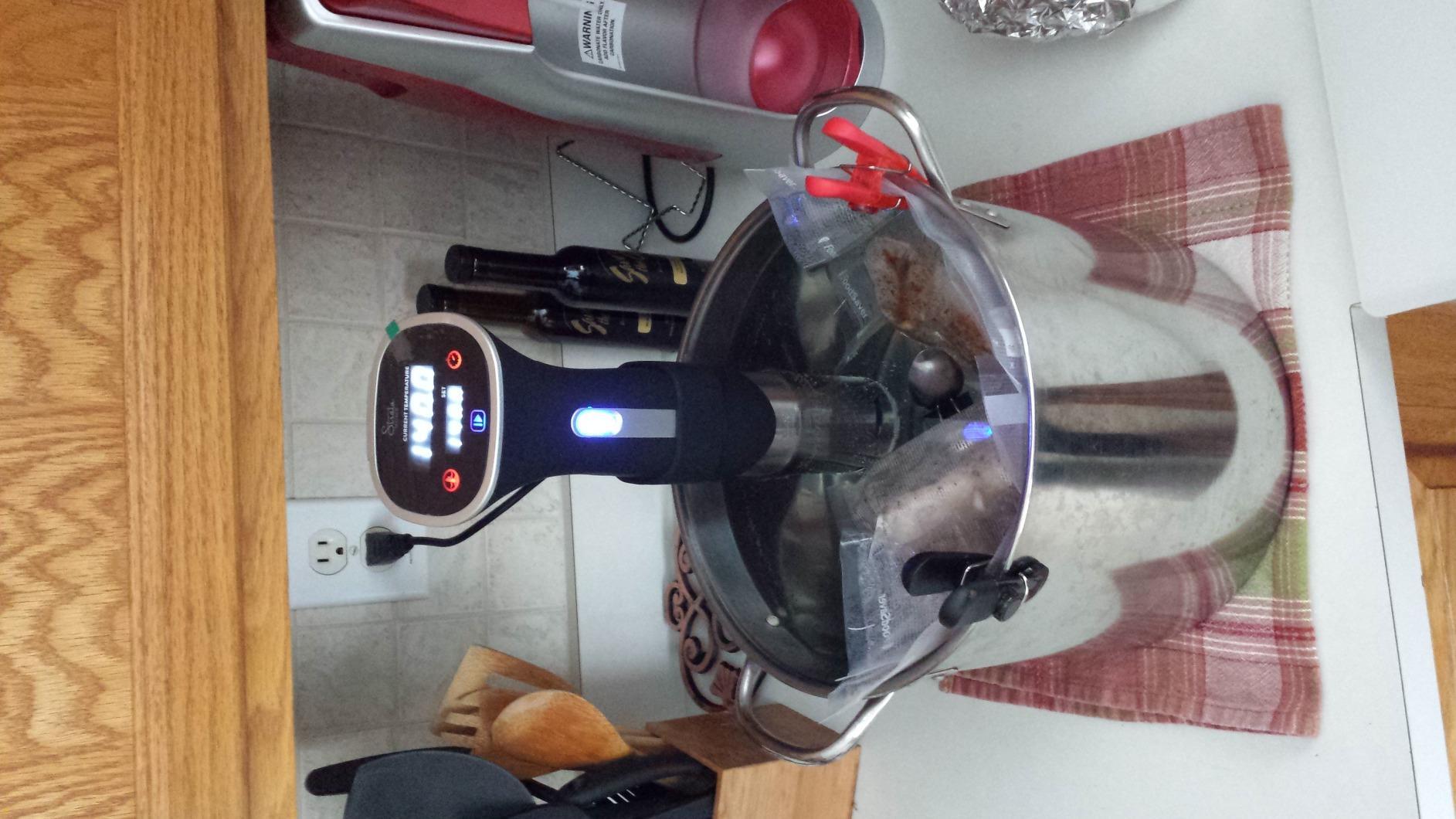 Monoprice Sous Vide Immersion Cooker 800W - With Adjustable Clamp And Digital LED Touch Screen, Easy To Clean, Black and Silver - Strata Home Collection customer photo 2