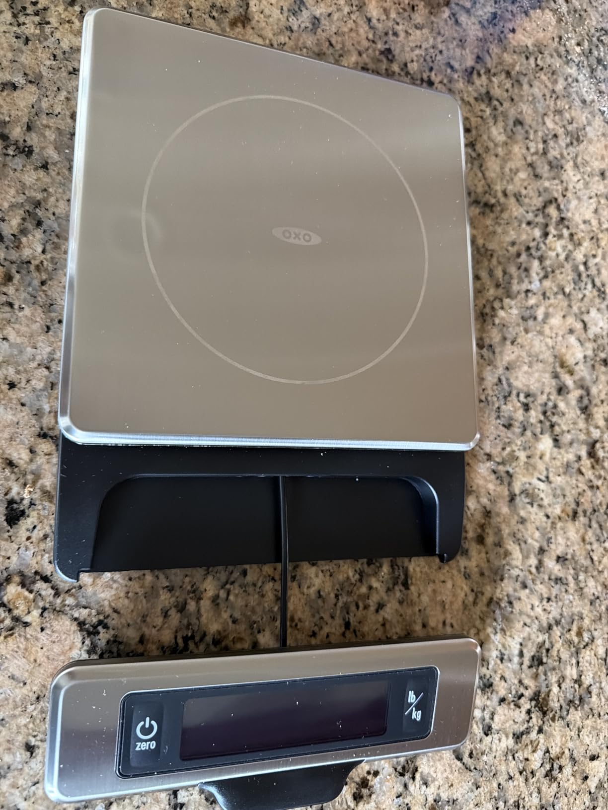 OXO Good Grips 11 Pound Stainless Steel Food Scale with Pull-Out Display customer photo 2