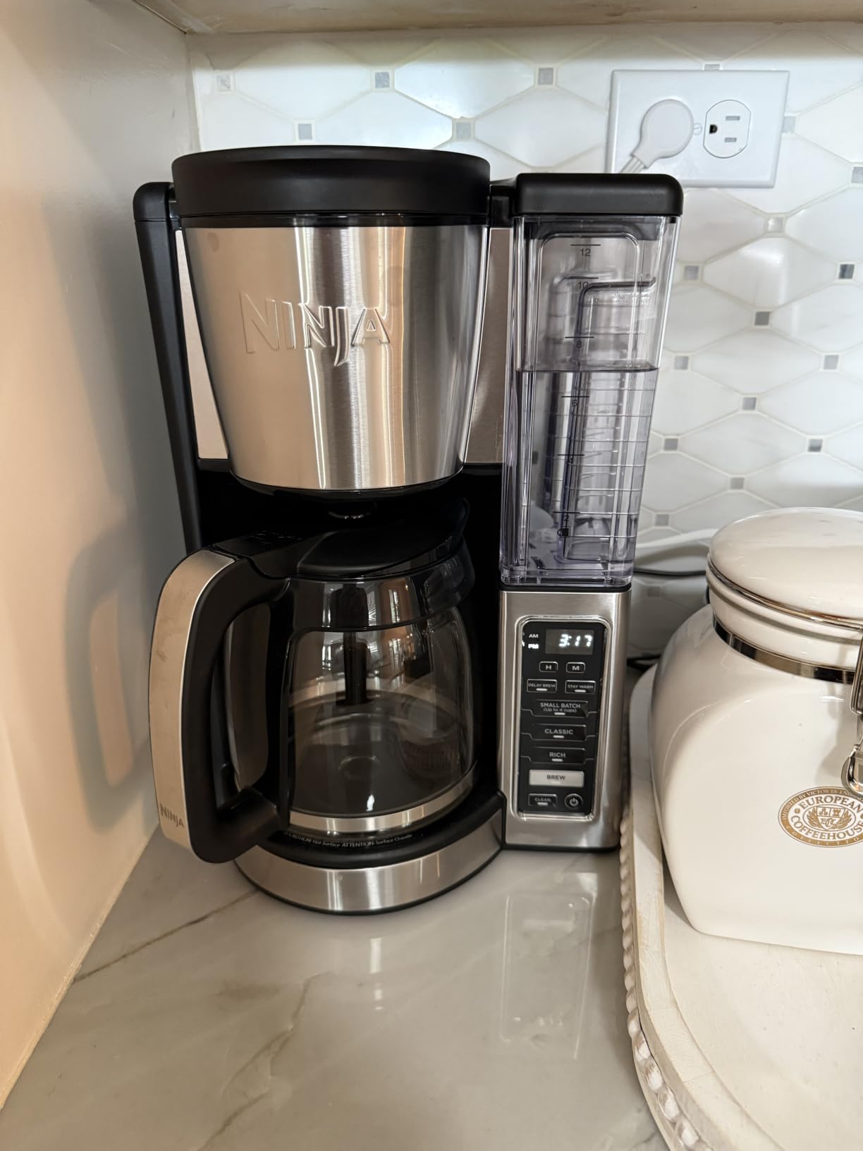 Ninja Fresh Brew Coffee Maker, 12 Cup Glass Carafe, Stainless Steel, CE251 customer photo 2
