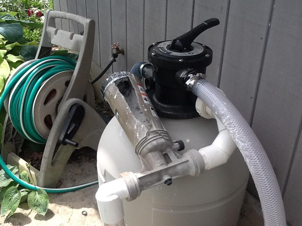 Hayward W3S180T93S ProSeries 18 in., 1.5 HP Sand Filter System for Above-Ground Pools Water Pump Filter customer photo 2