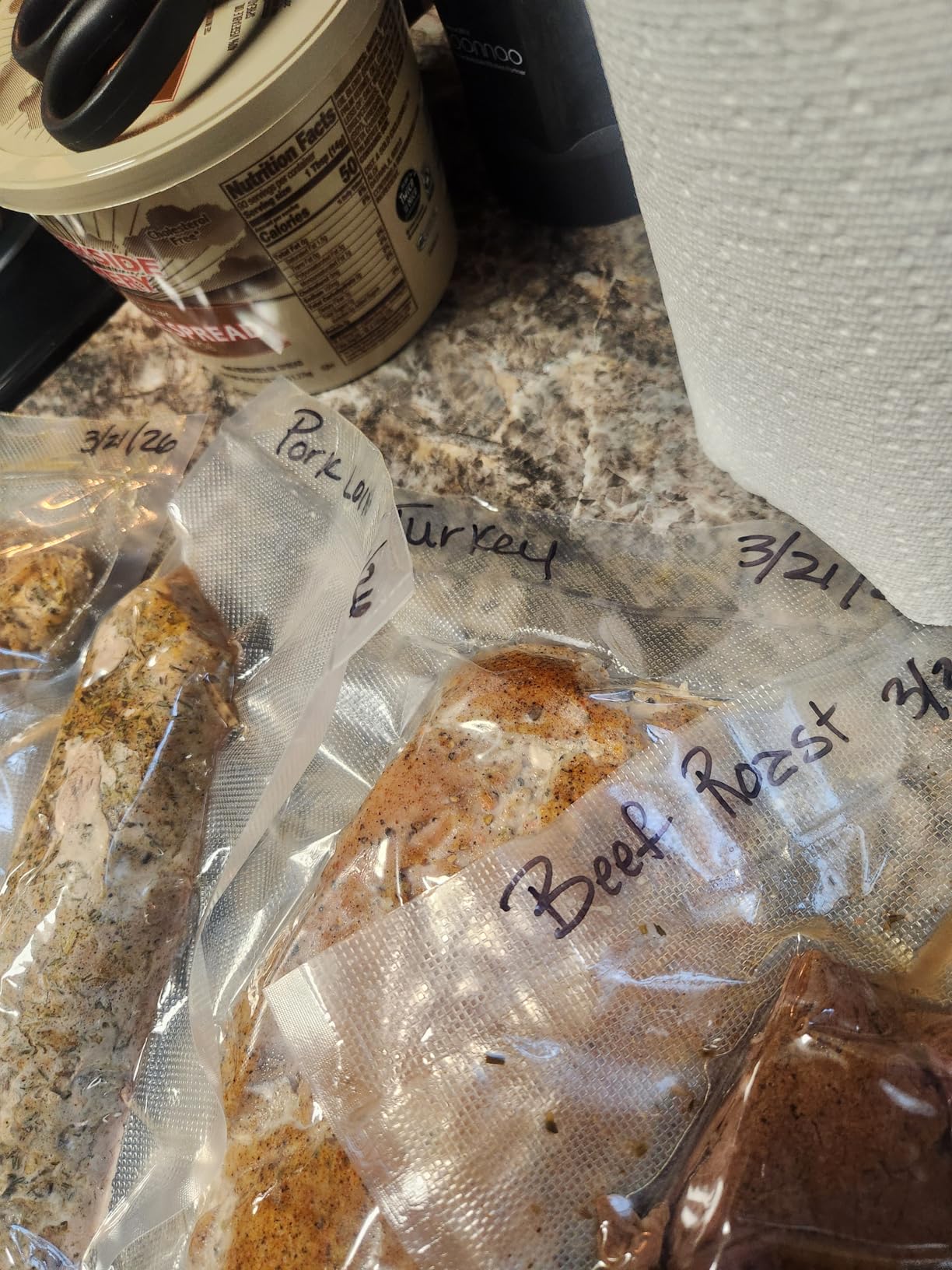 Wevac Vacuum Sealer Bags for Food 11x50 2 Rolls, Fit Food Saver Machines customer photo 2