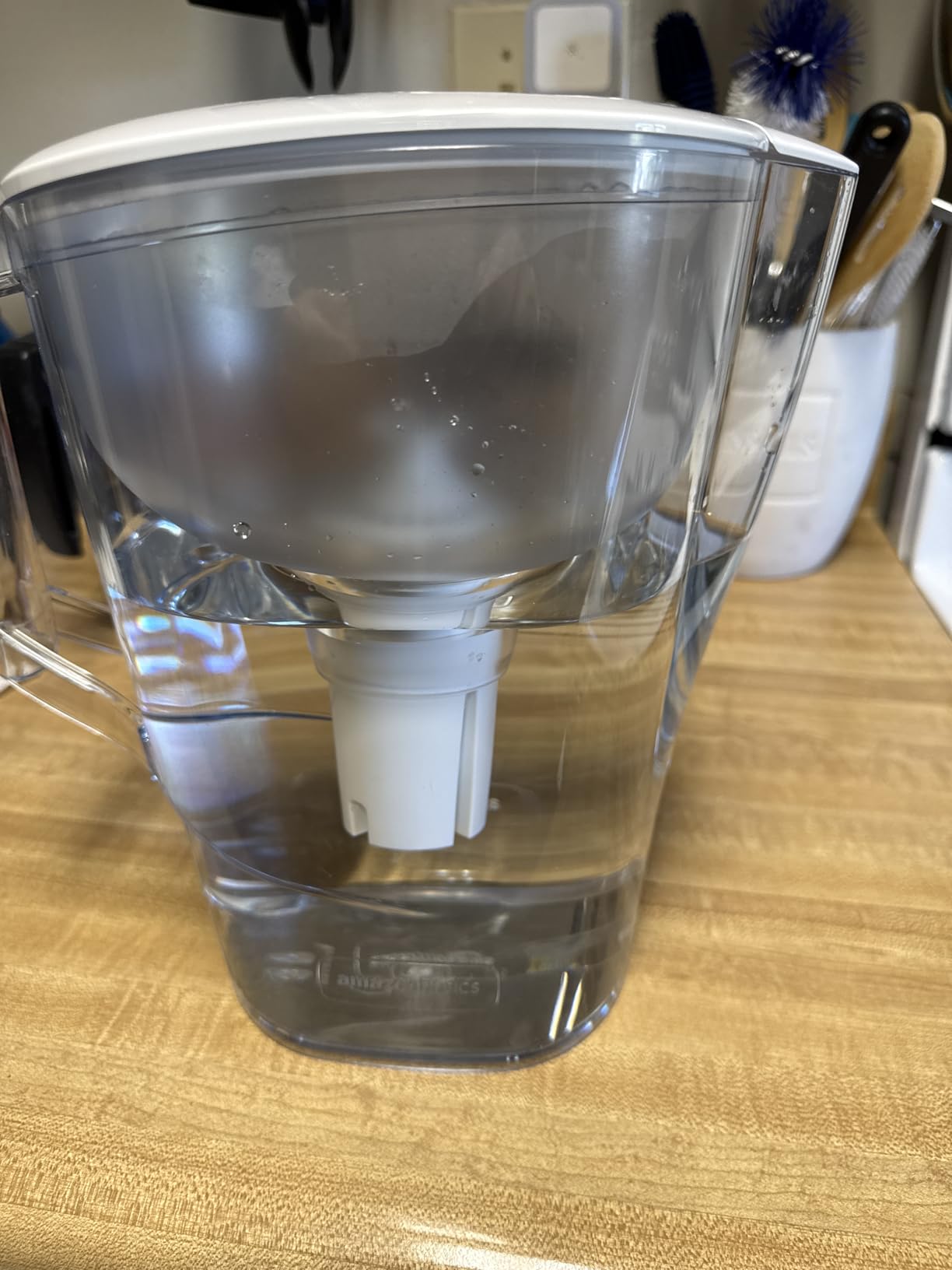 Amazon Basics 10-Cup Water Filter Pitcher Compatible with Brita Filters customer photo 2