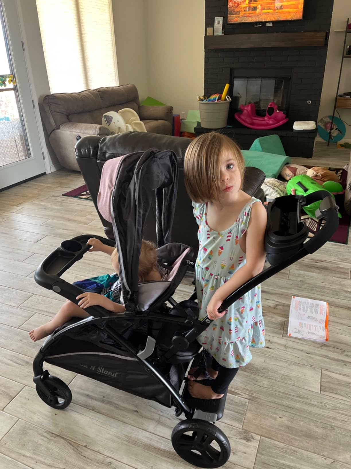 Baby Trend Sit N' Stand® 5-in-1 Shopper Stroller, Kona customer photo 2