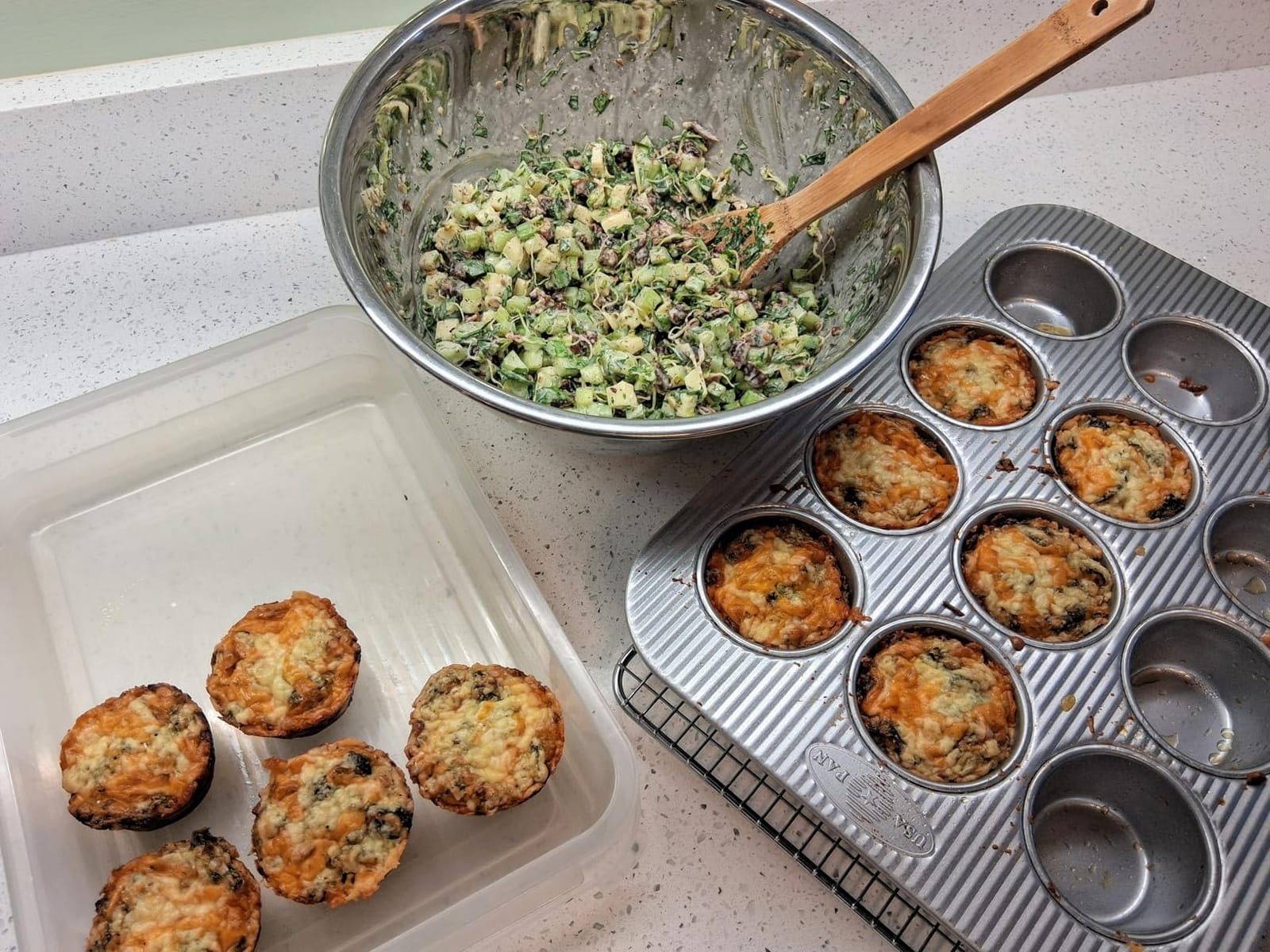 USA Pan Bakeware Muffin Pan, 12-Well, Set of 2, Aluminized Steel customer photo 1