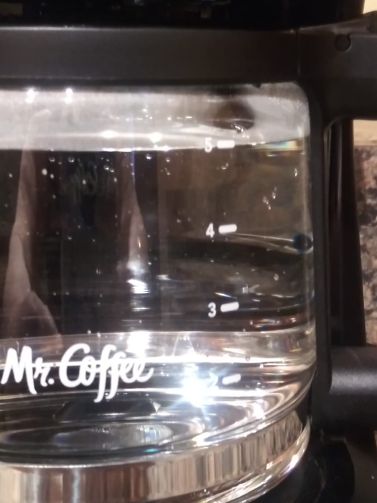 Mr. Coffee Programmable Coffee Maker 5 Cups with Auto Pause Glass Carafe Compact Design Black customer photo 2