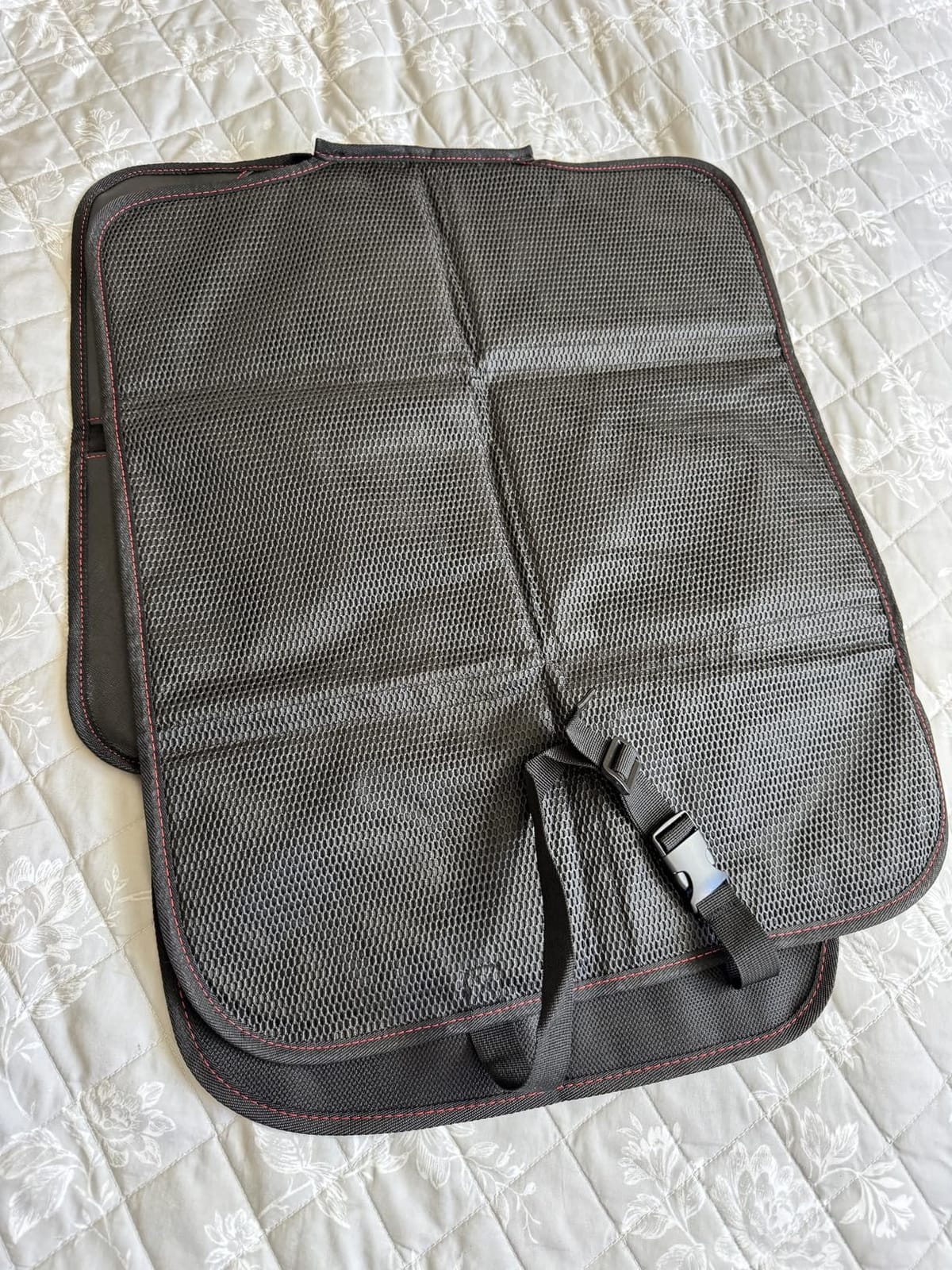 MORROLS Car Seat Protector for Child, Baby, Pets -1 Pack car seat Cover with Thick Padding- Waterproof Universal Size with Mesh Pockets (Black) customer photo 1
