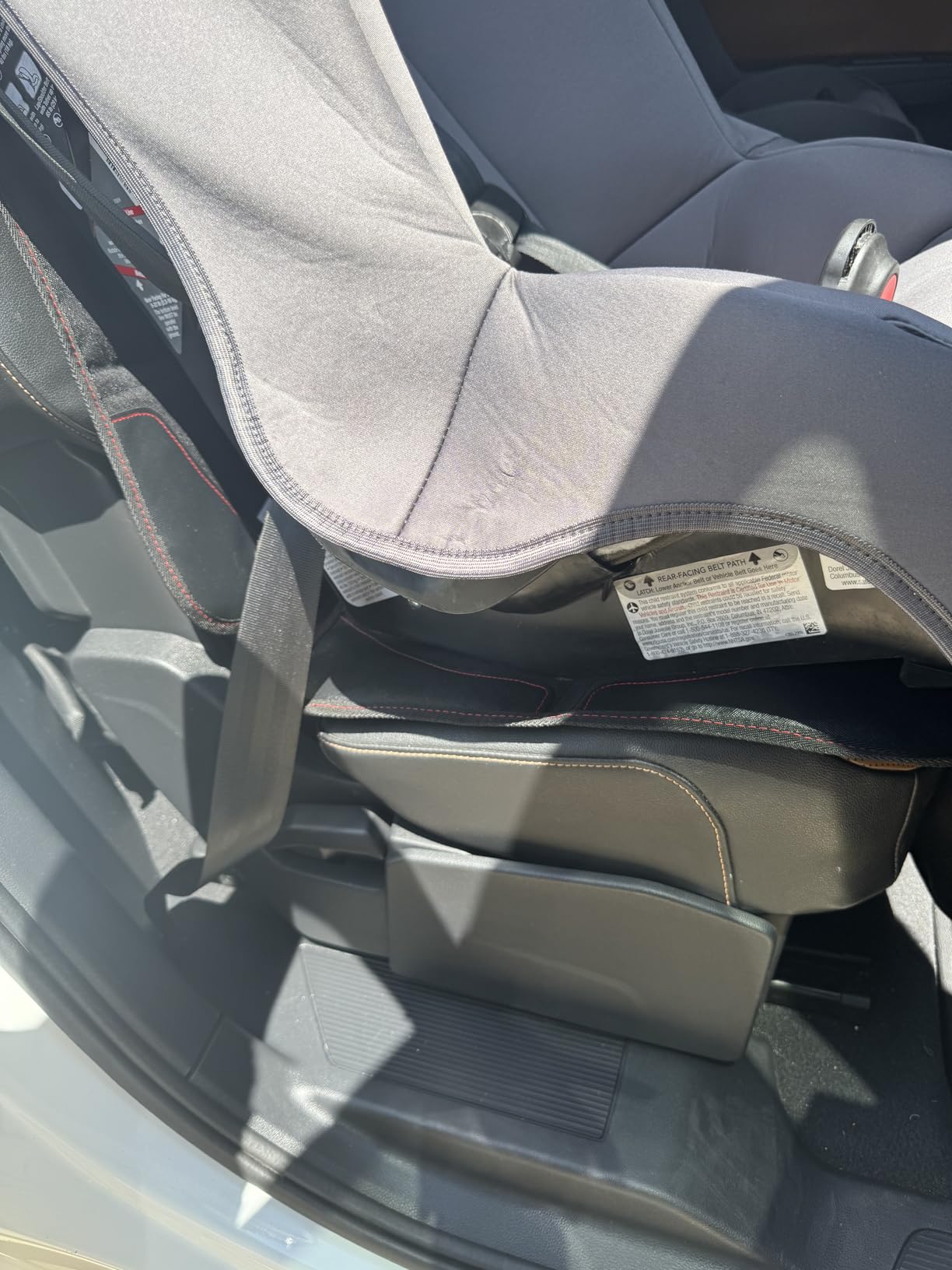 MORROLS Car Seat Protector for Child, Baby, Pets -1 Pack car seat Cover with Thick Padding- Waterproof Universal Size with Mesh Pockets (Black) customer photo 2