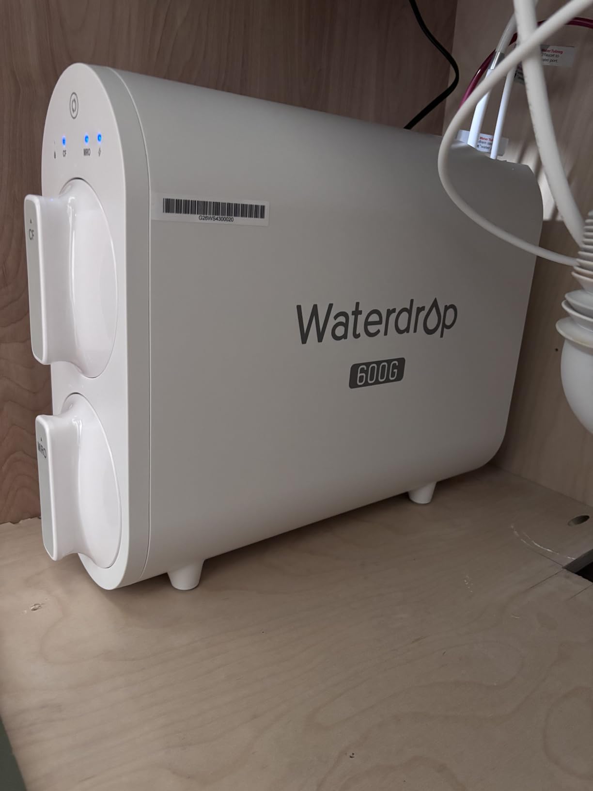 Waterdrop G2P600 Under-Sink RO System, 600 GPD Tankless Water Filtration customer photo 2