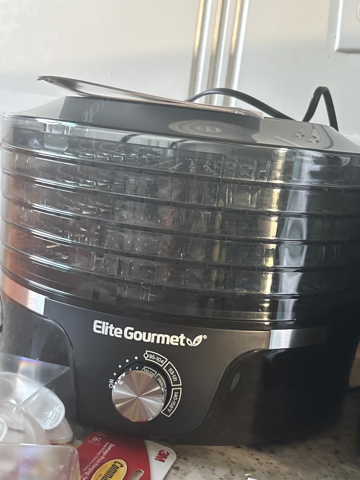 Elite Gourmet Food Dehydrator, Stainless Steel Trays, Adjustable Temp customer photo 2