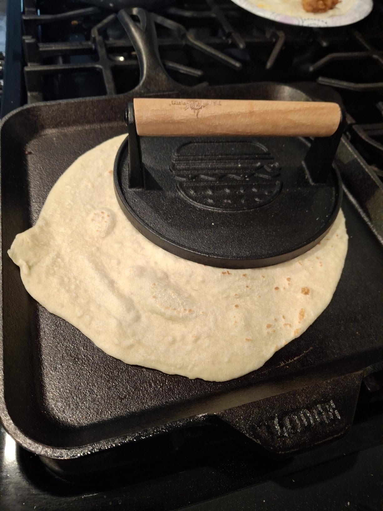 Lodge Pre-Seasoned Cast Iron Square Griddle, PFAS-Free, 11 Inches customer photo 2