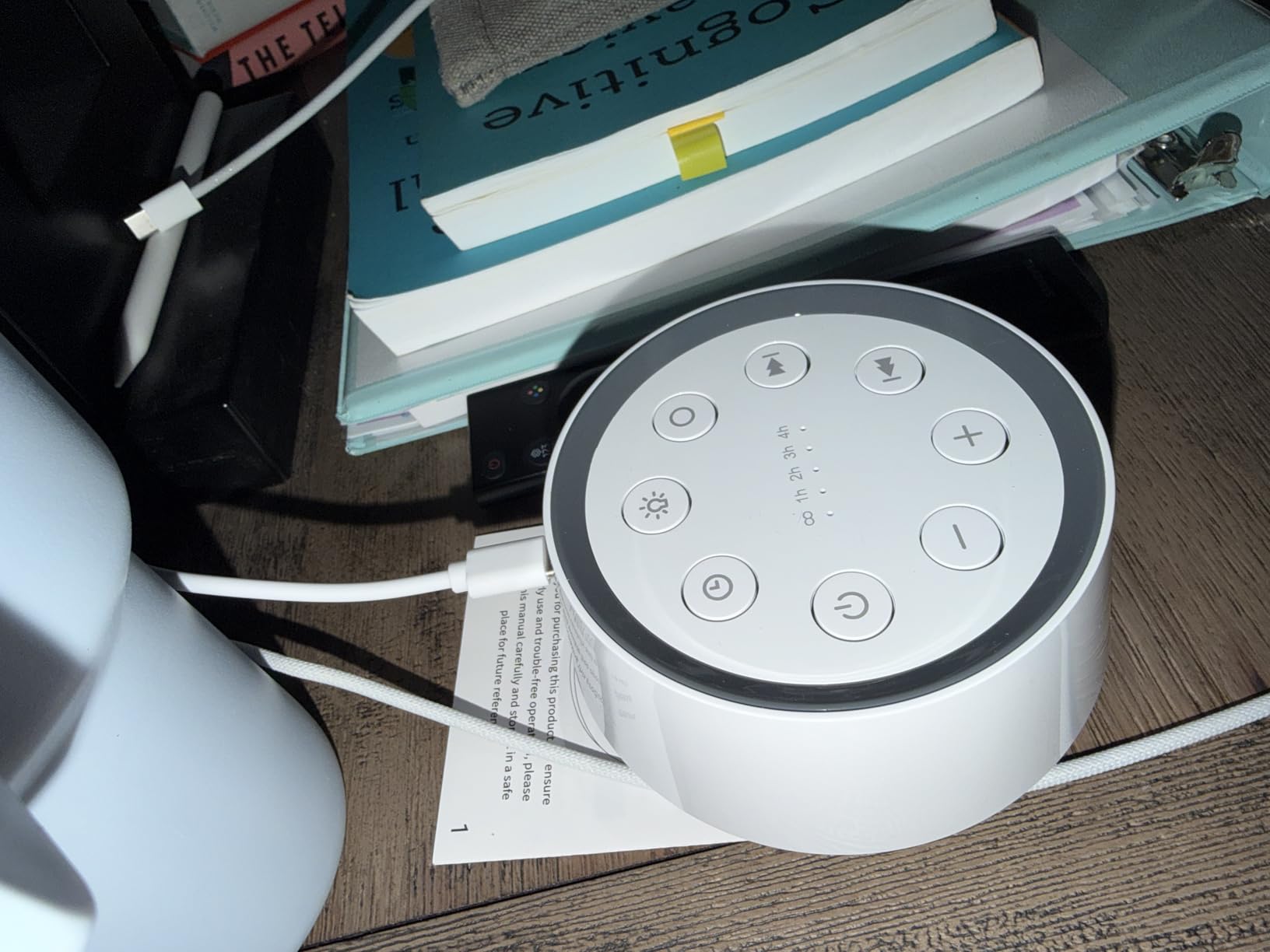 Brown Noise Sound Machine with 30 Soothing Sounds 12 Colors Night Light White Noise Machine for Adults Baby Kids Sleep Machines Memory Function 36 Volume Levels 5 Timers for Home Office Travel customer photo 2