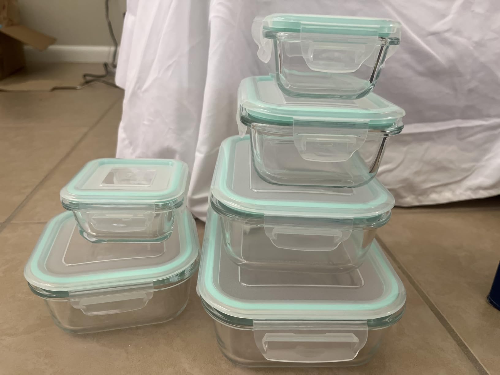 Vtopmart 8 Pack Glass Food Storage Containers with Airtight Lids customer photo 1