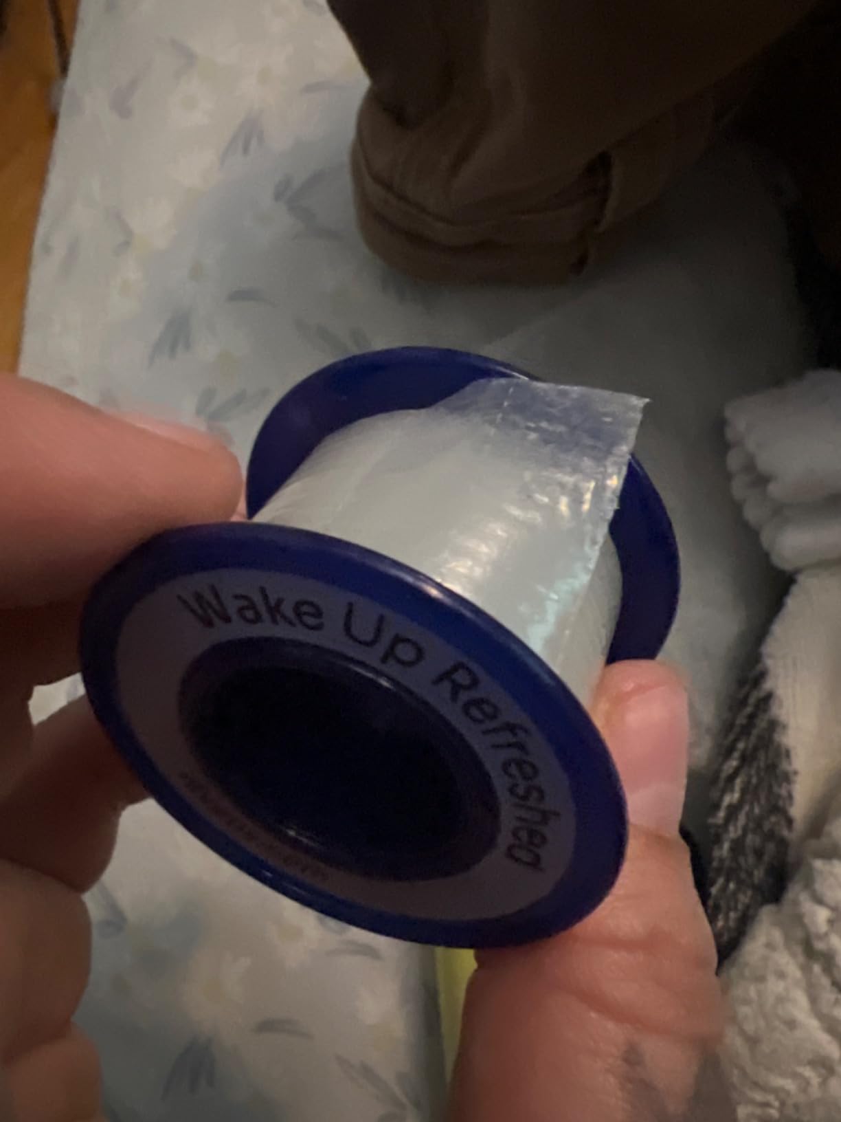 Niveus Gentle Silicone Tape Strips - Dentist Developed, Clear Soft Perforated Silicone Adhesive, FSA HSA Approved, for Sensitive Skin (1 Blue Tape Roll) customer photo 2